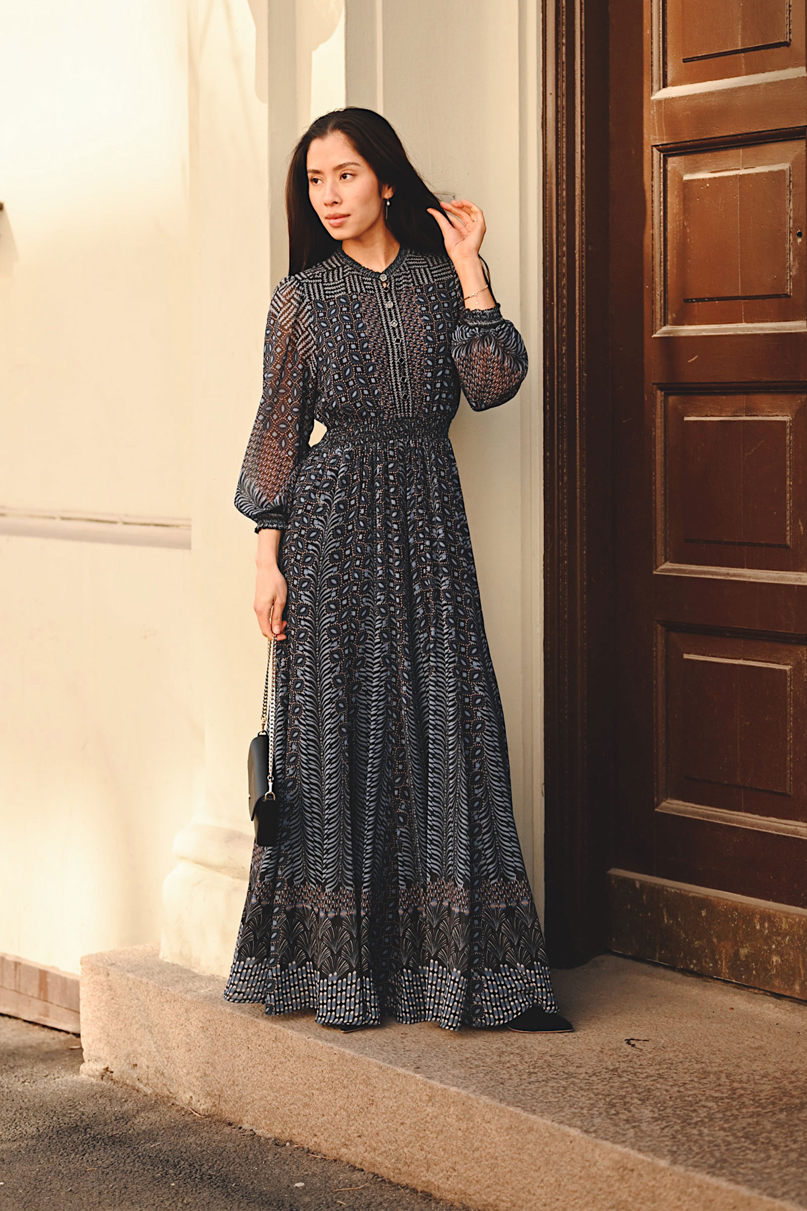 Blythe Dress, Navy