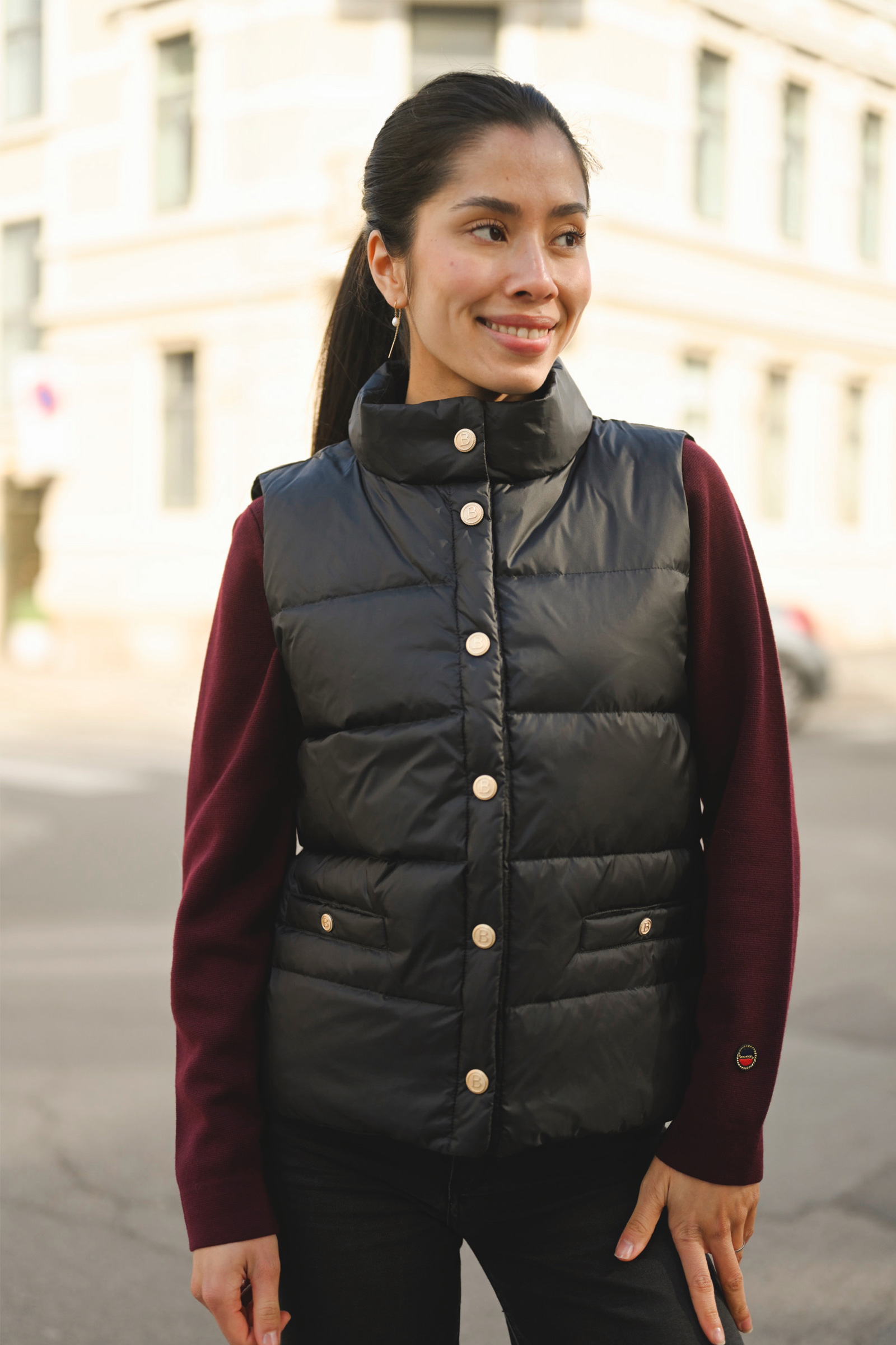 Amy Down Vest, Brun - Bilde 3