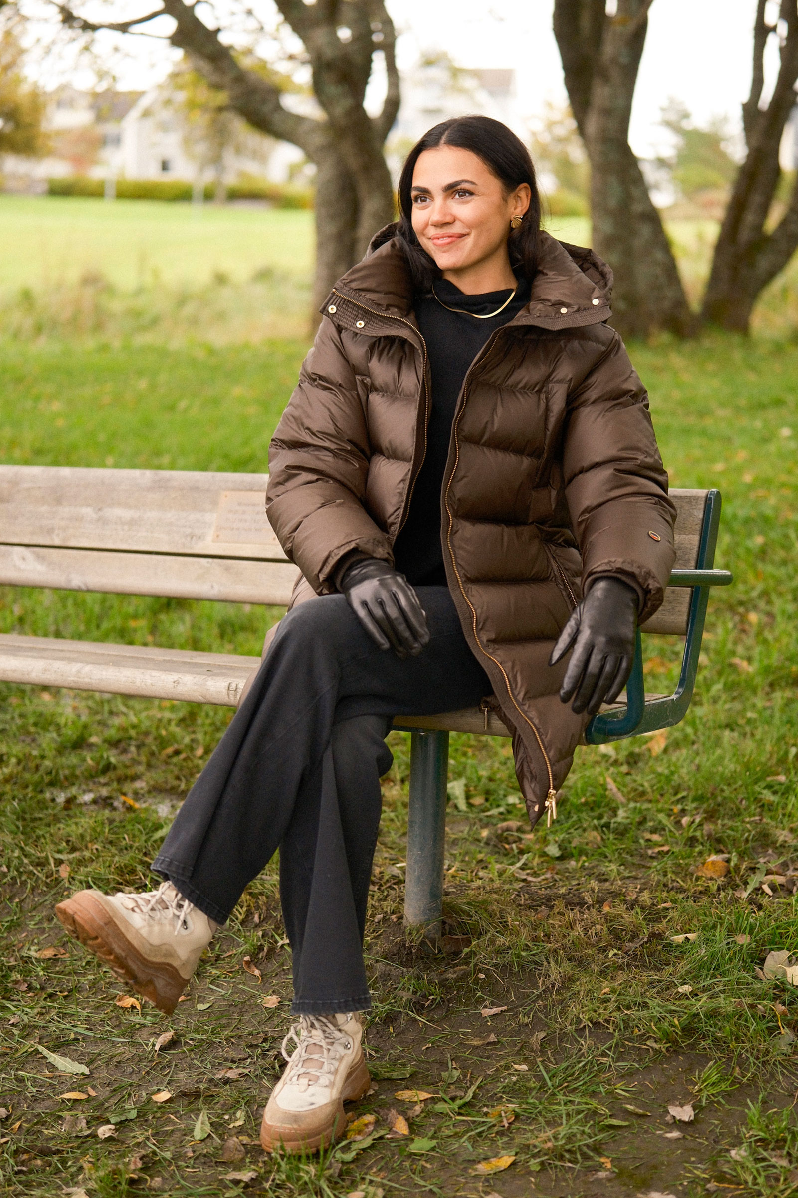 Flisa Down Jacket, Brown - Bilde 12