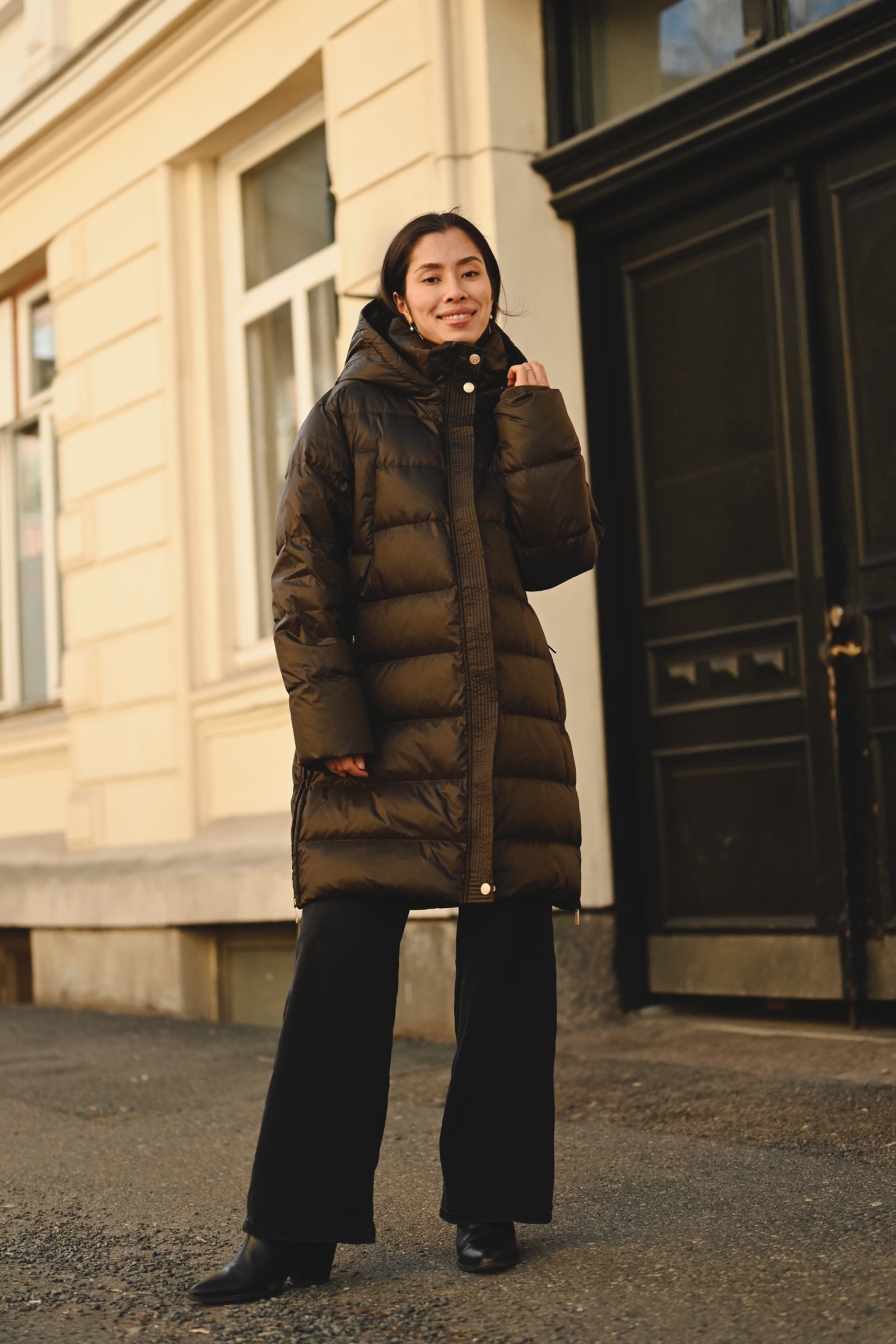 Flisa Down Jacket, Brown - Bilde 3