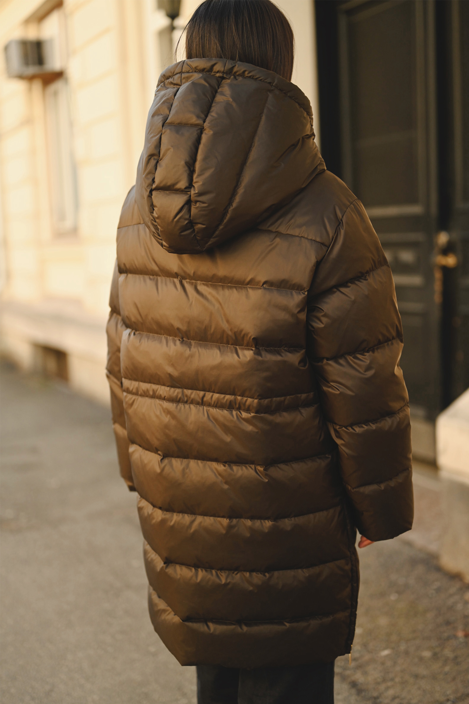 Flisa Down Jacket, Brown - Bilde 5