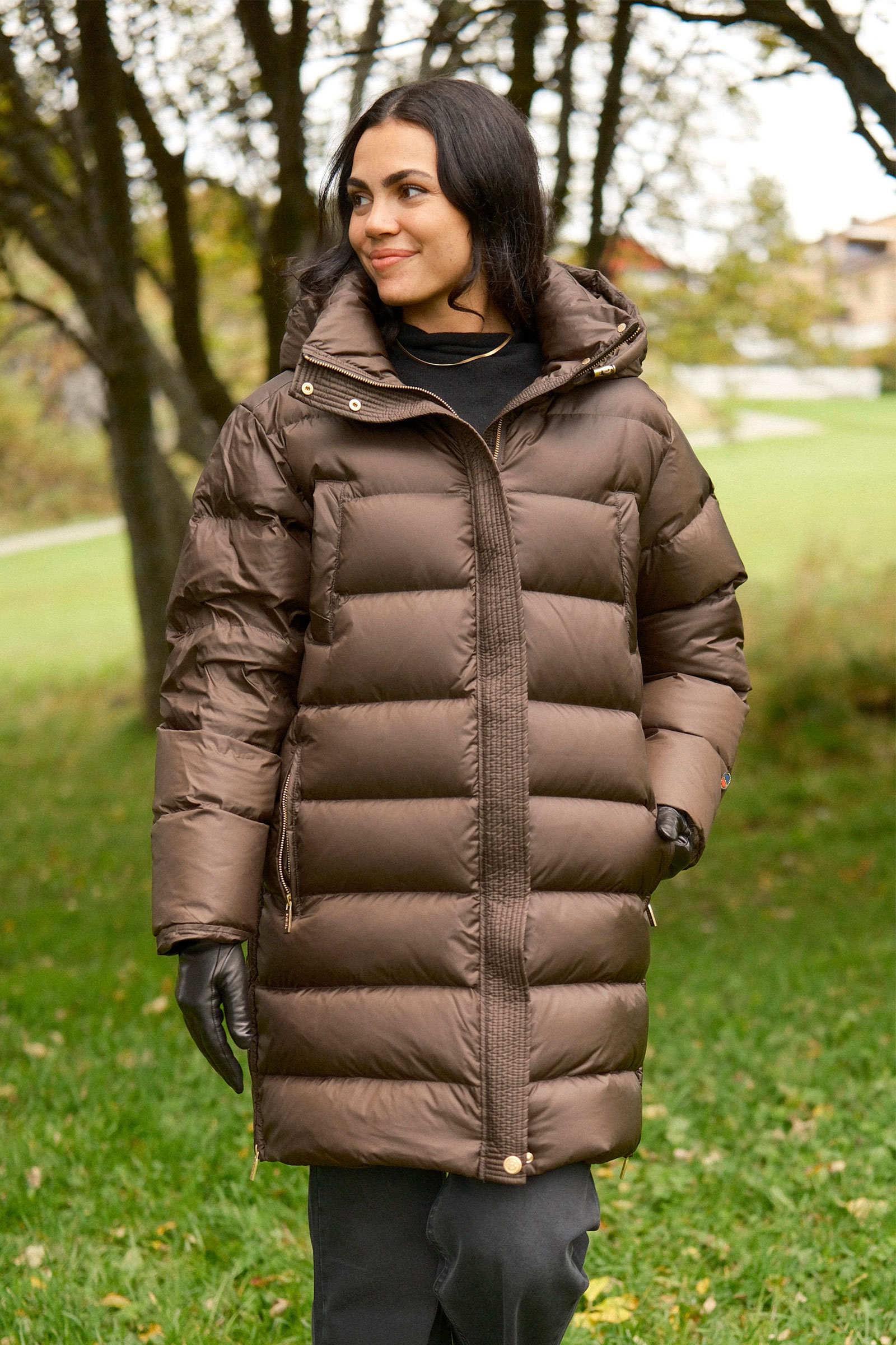 Flisa Down Jacket, Brown - Bilde 4