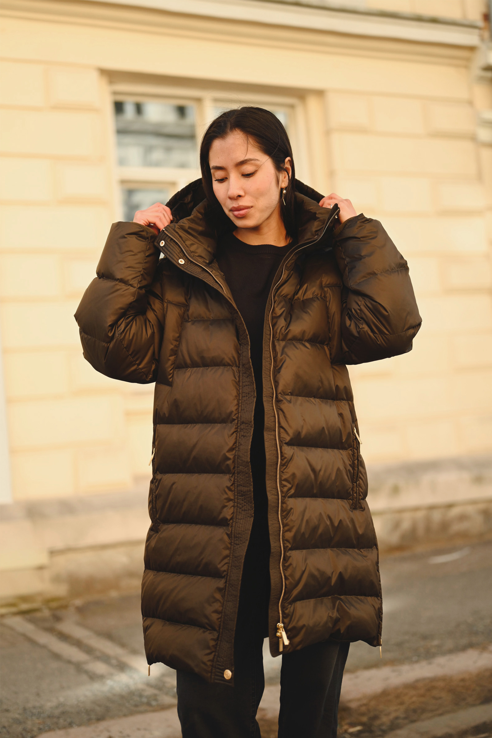 Flisa Down Jacket, Brown - Bilde 2
