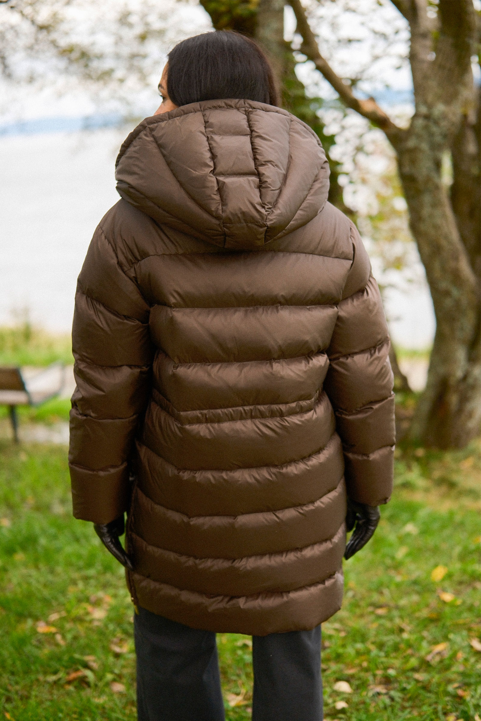 Flisa Down Jacket, Brown - Bilde 5
