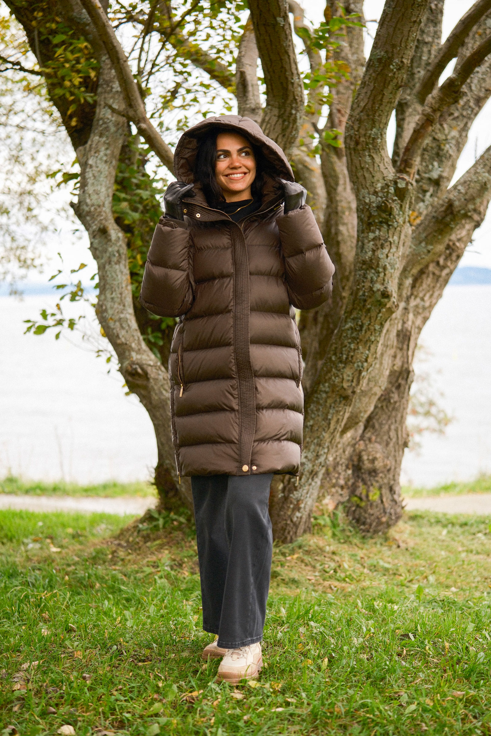 Flisa Down Jacket, Brown - Bilde 7