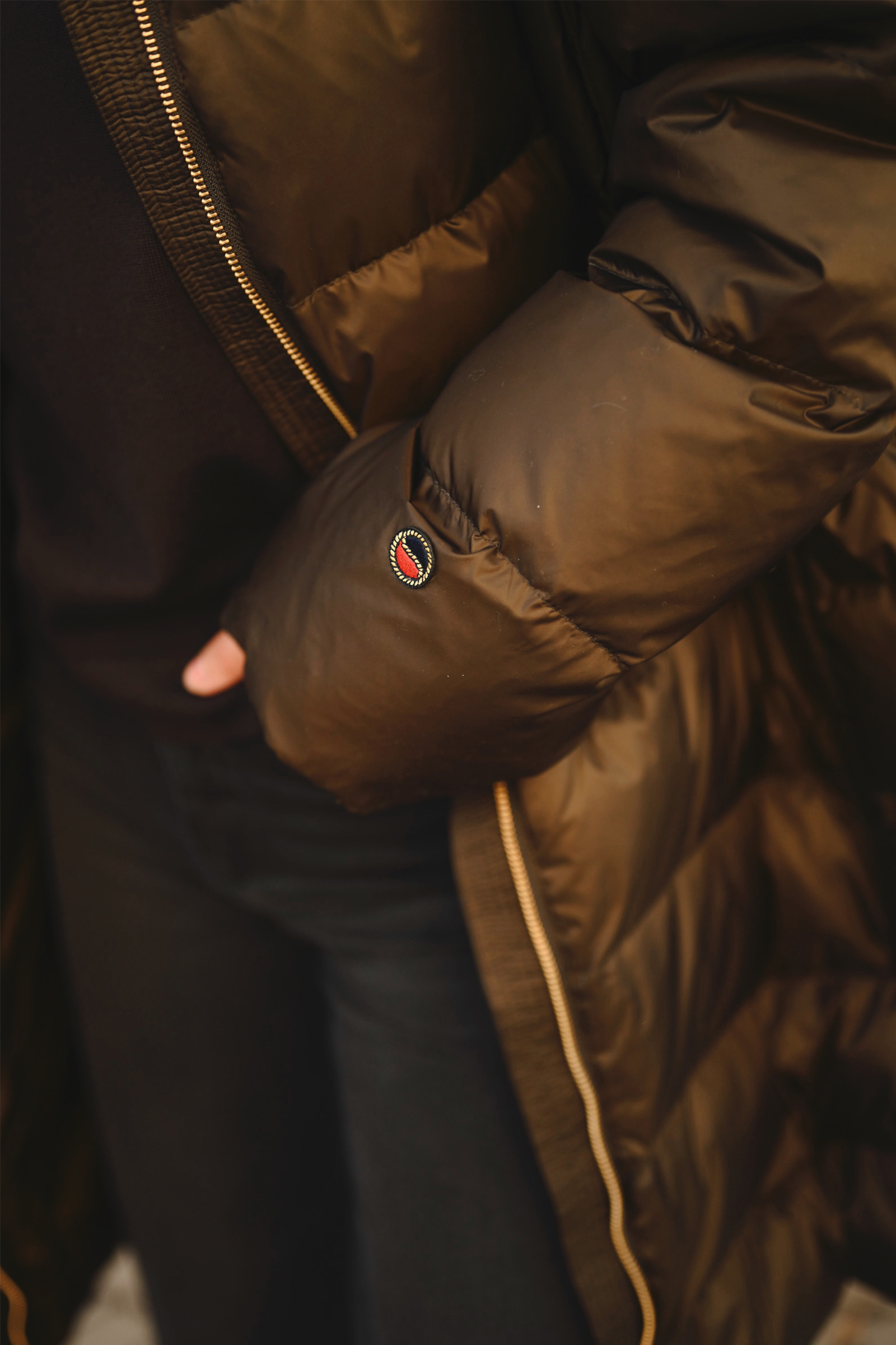 Flisa Down Jacket, Brown - Bilde 7