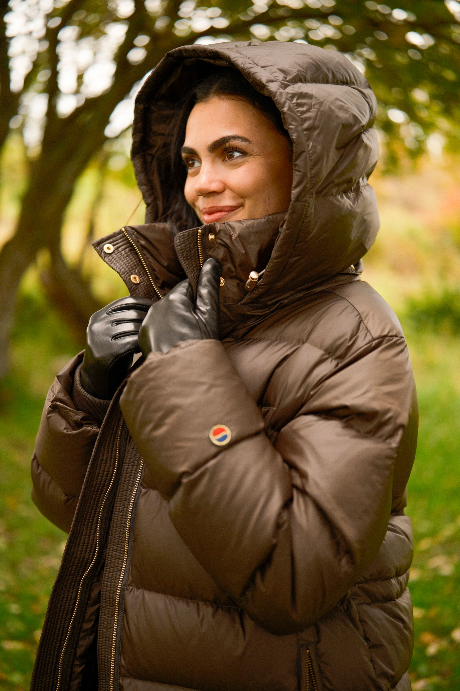 Flisa Down Jacket, Brown - Bilde 9