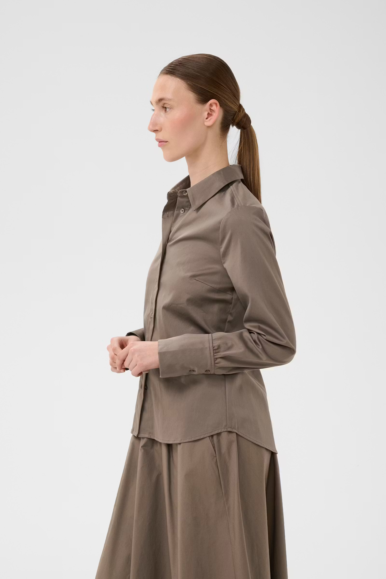 CallyIW Shirt, Brown - Bilde 2
