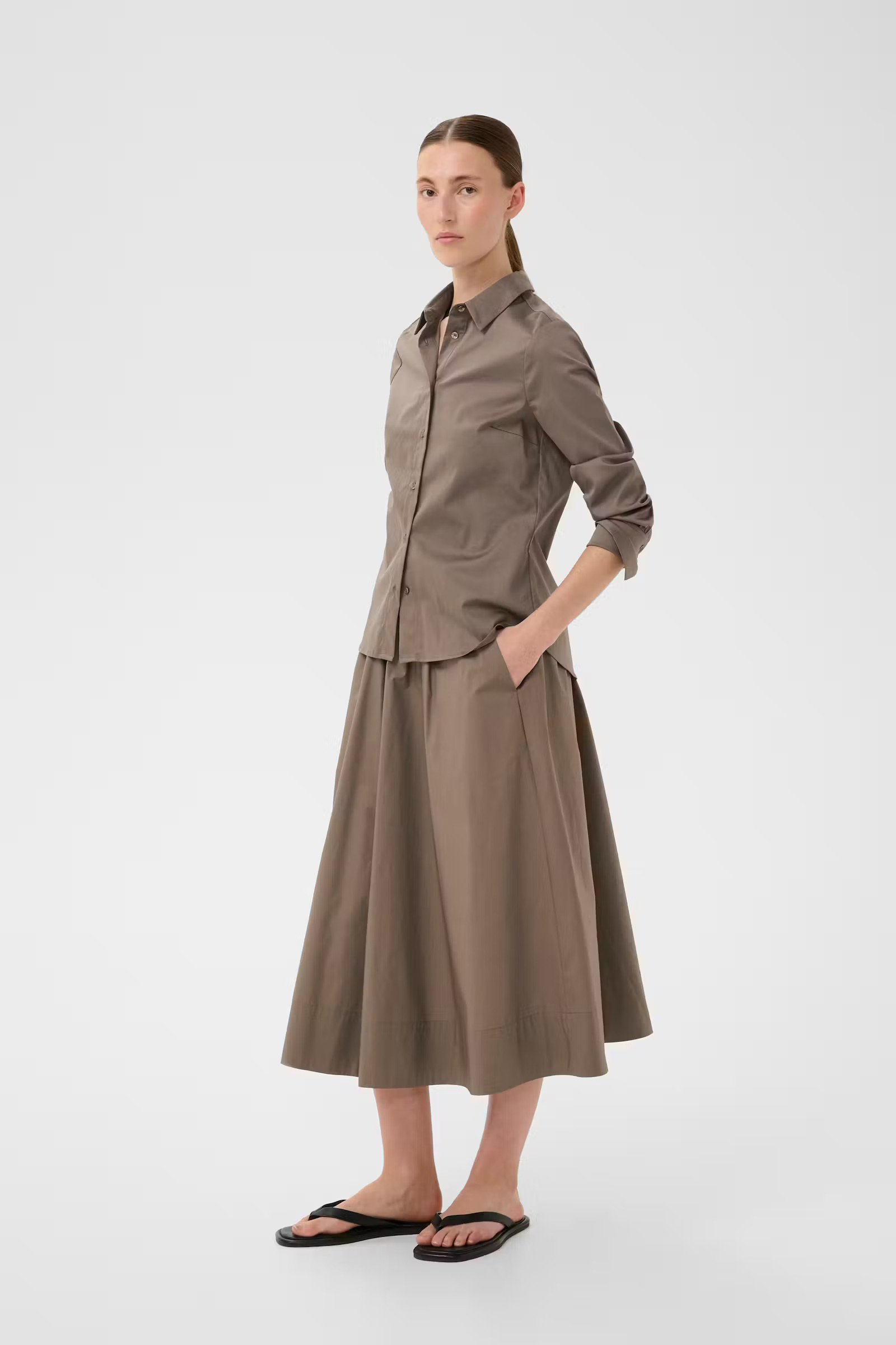 CallyIW Shirt, Brown - Bilde 3