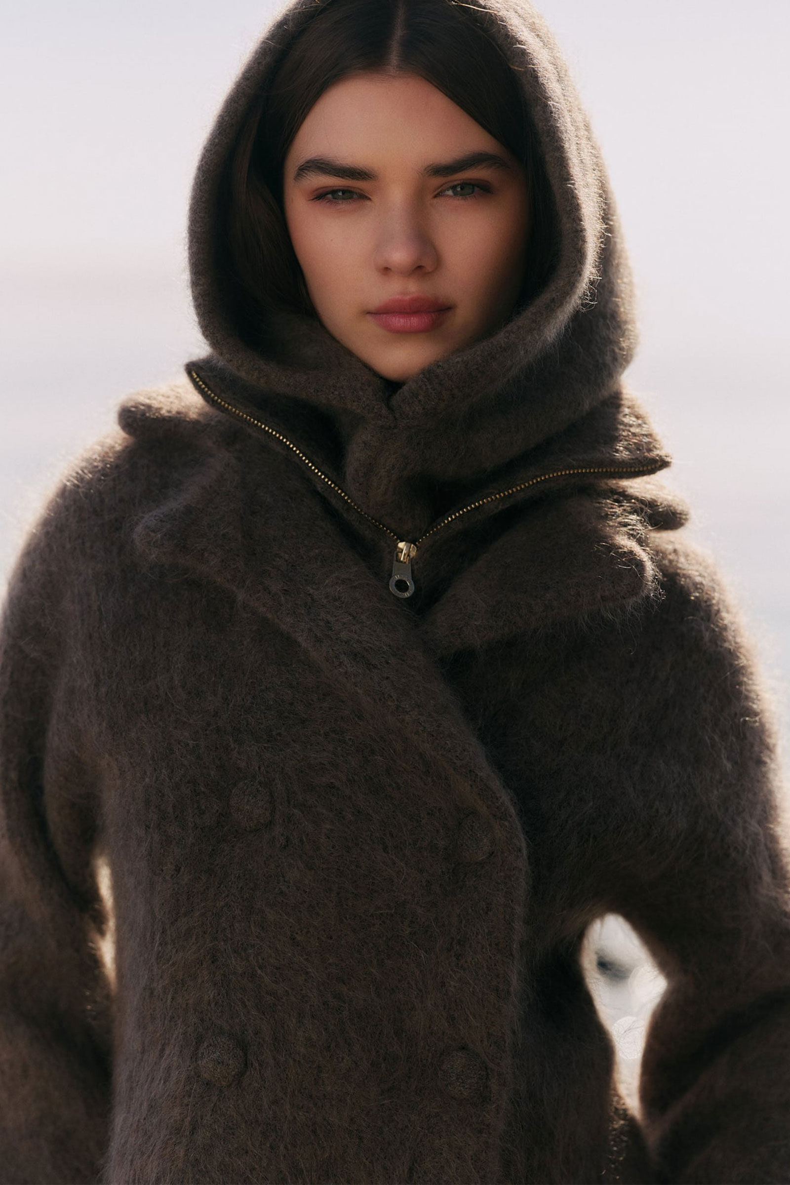 Kajsa Chunky Balaclava, Dark Brown