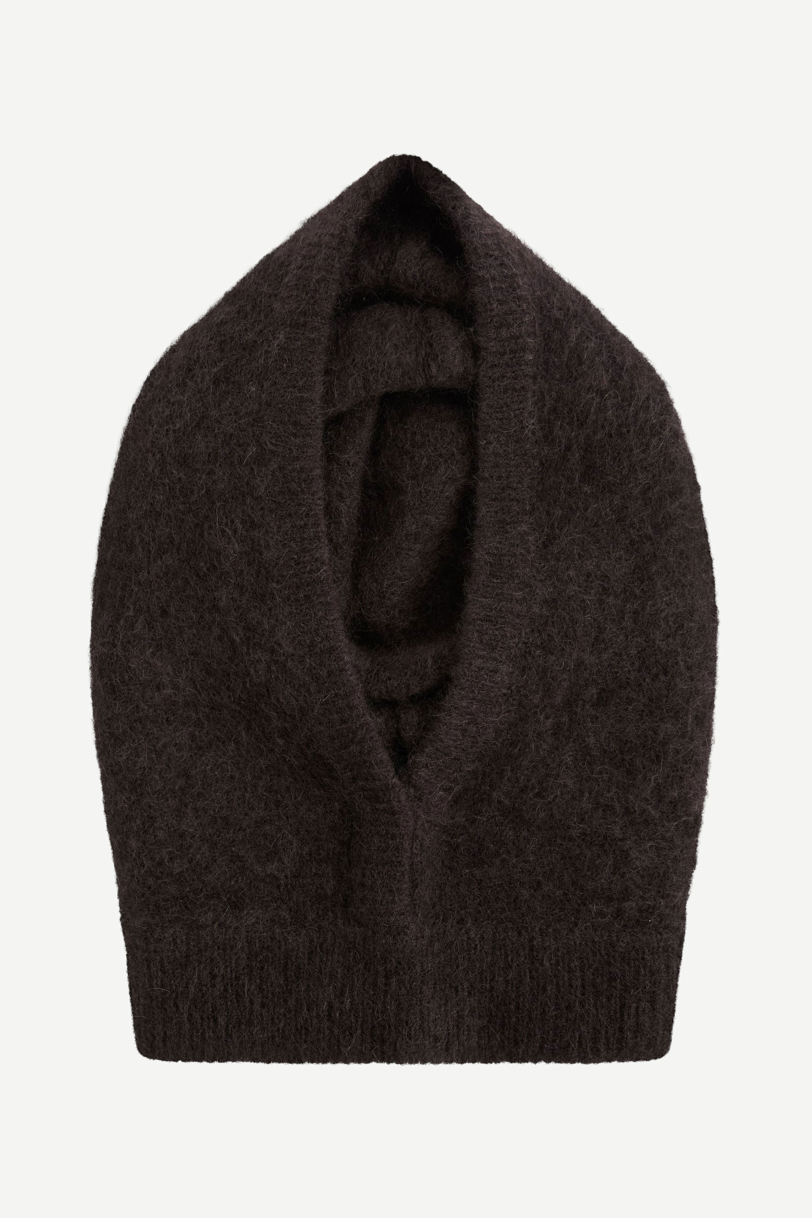 Kajsa Chunky Balaclava, Dark Brown - Bilde 2