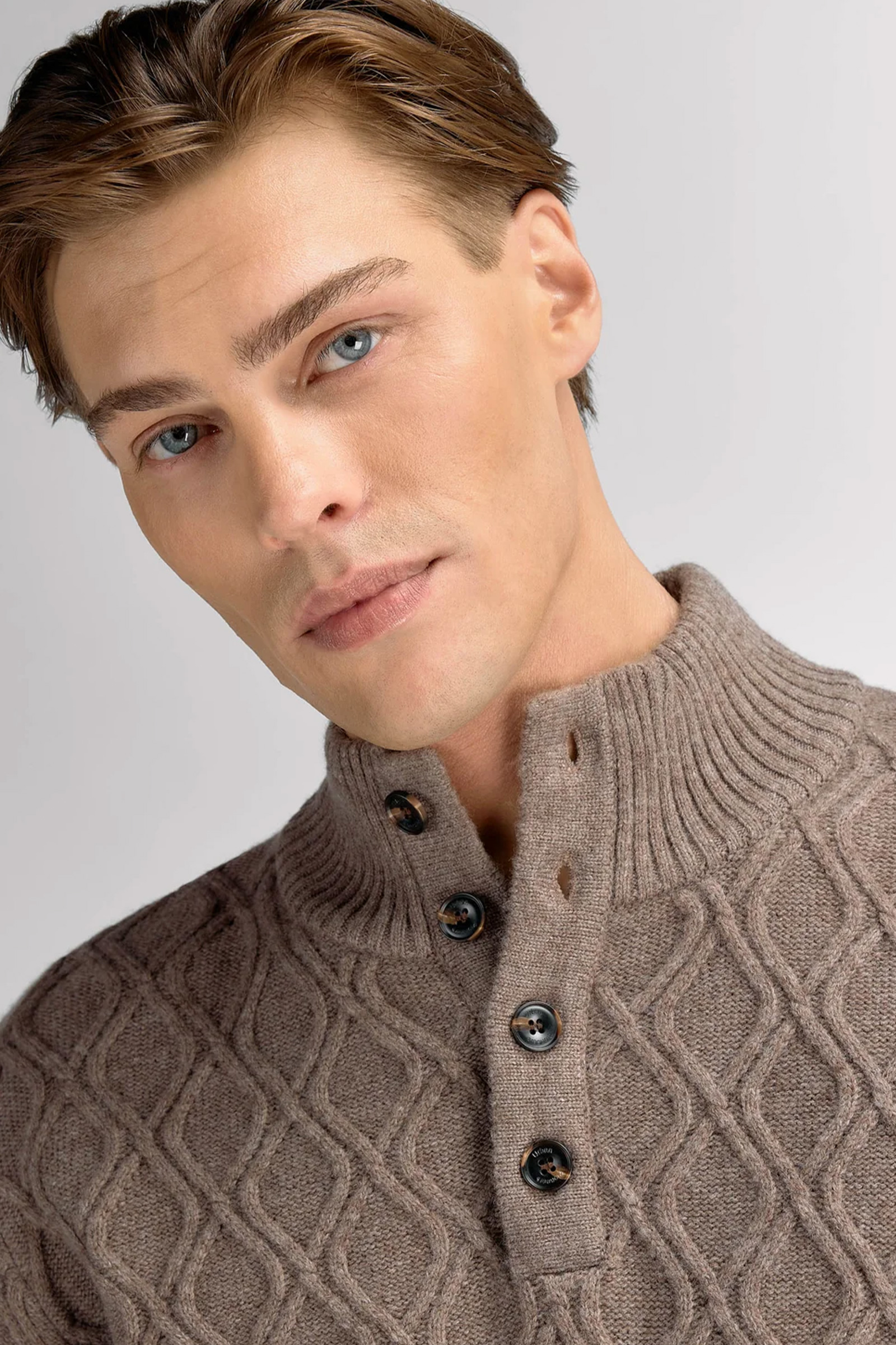Ellintone Sweater, Mid Brown - Bilde 2