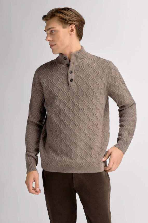 Ellintone Sweater, Mid Brown