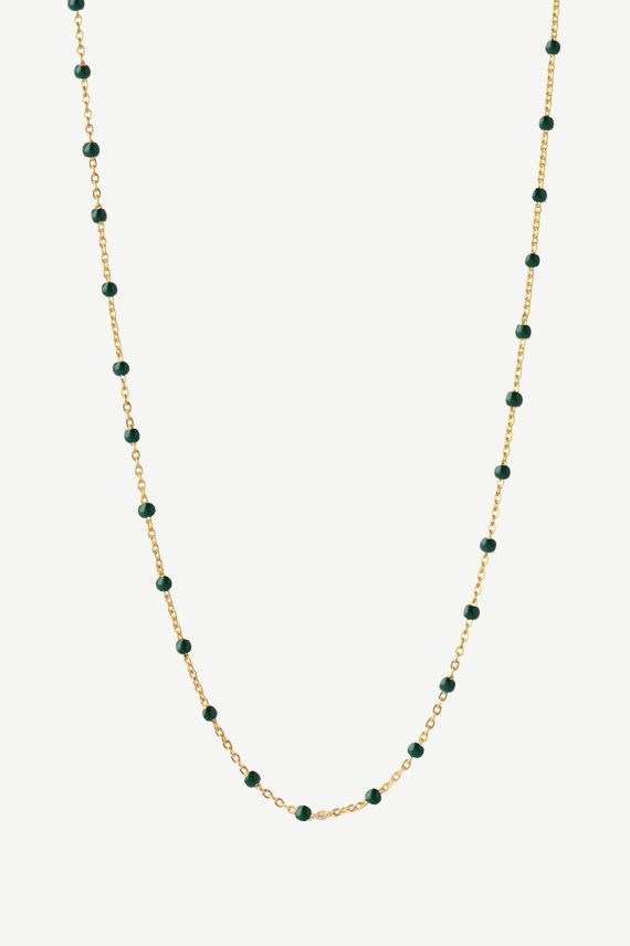 Lola Necklace, Petrol Green