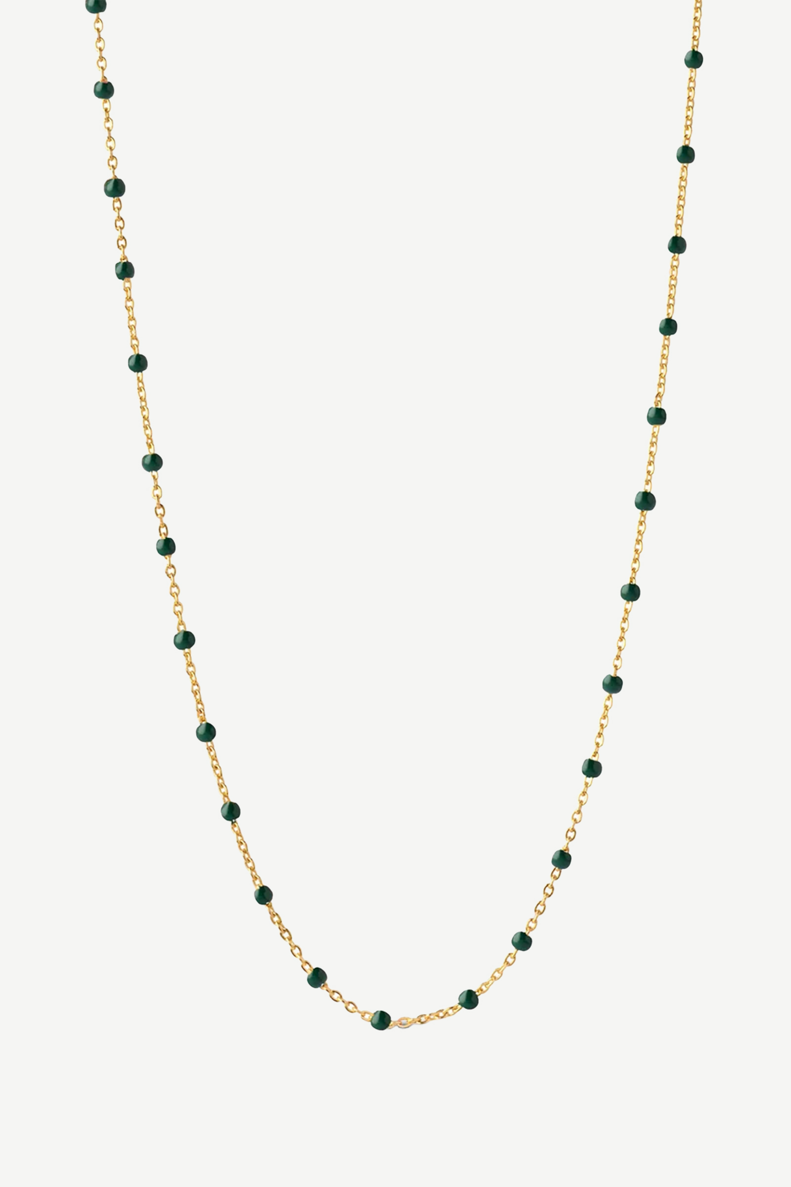Lola Necklace, Petrol Green