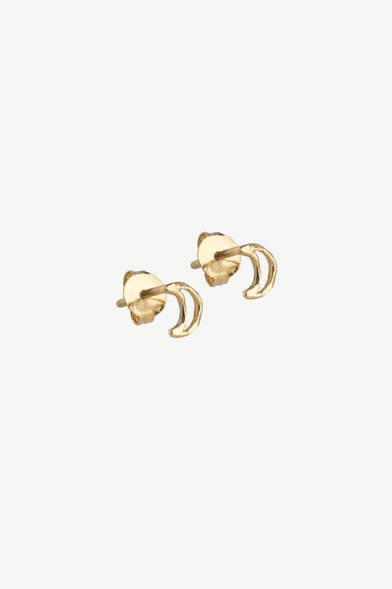Organic Moon Earrings