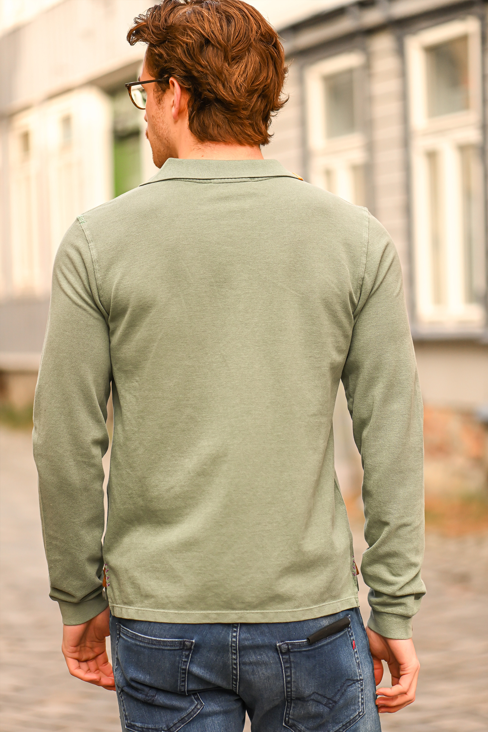 Prepster Polo LS, Sage Green - Bilde 16