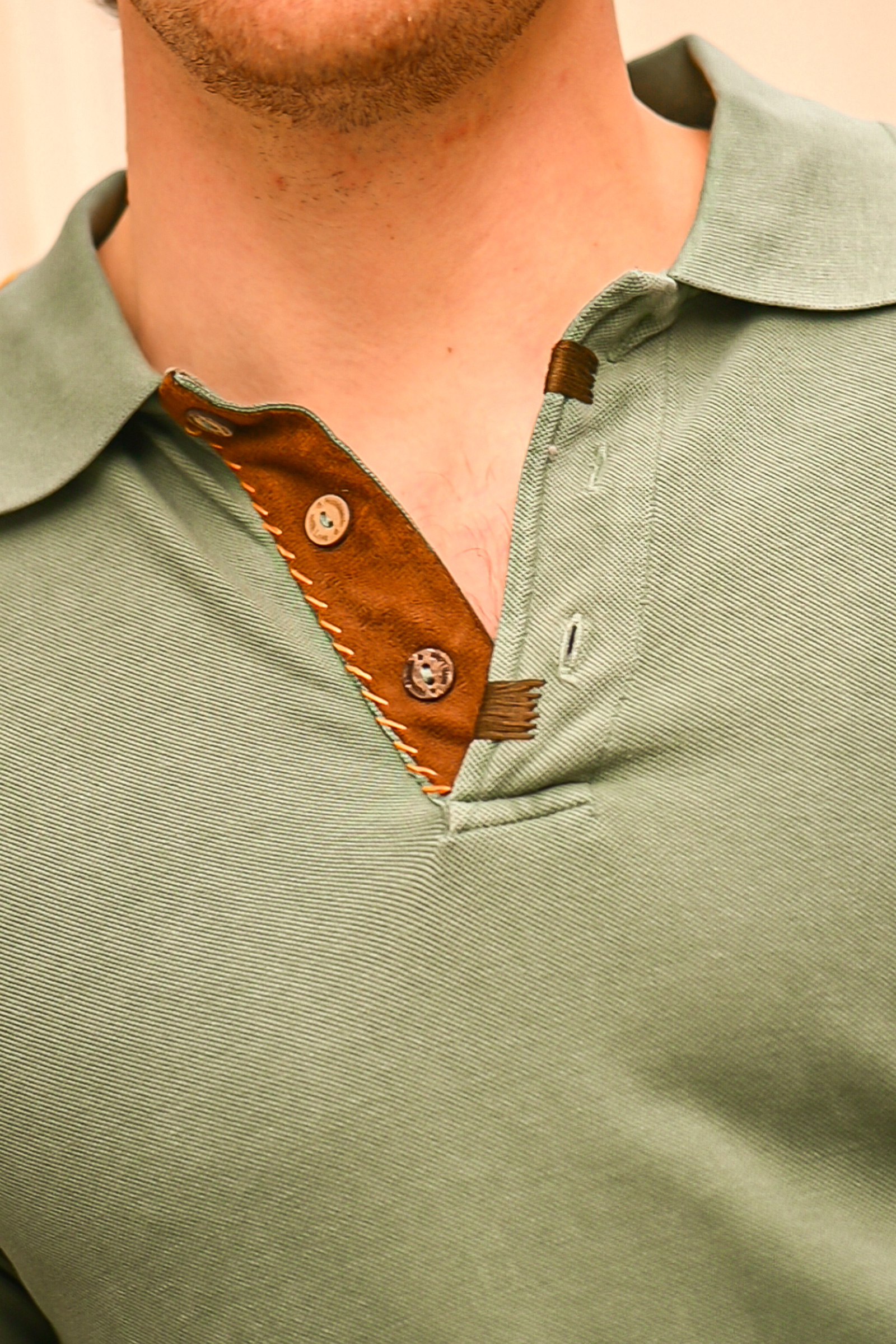 Prepster Polo LS, Sage Green - Bilde 13