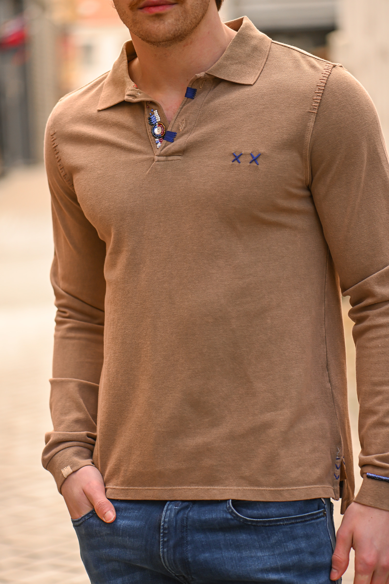 Gipsy LS Polo, Caramel - Bilde 3