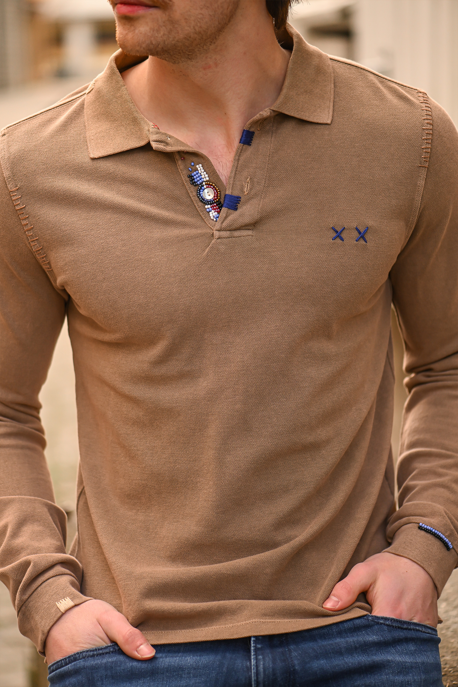 Gipsy LS Polo, Caramel - Bilde 4