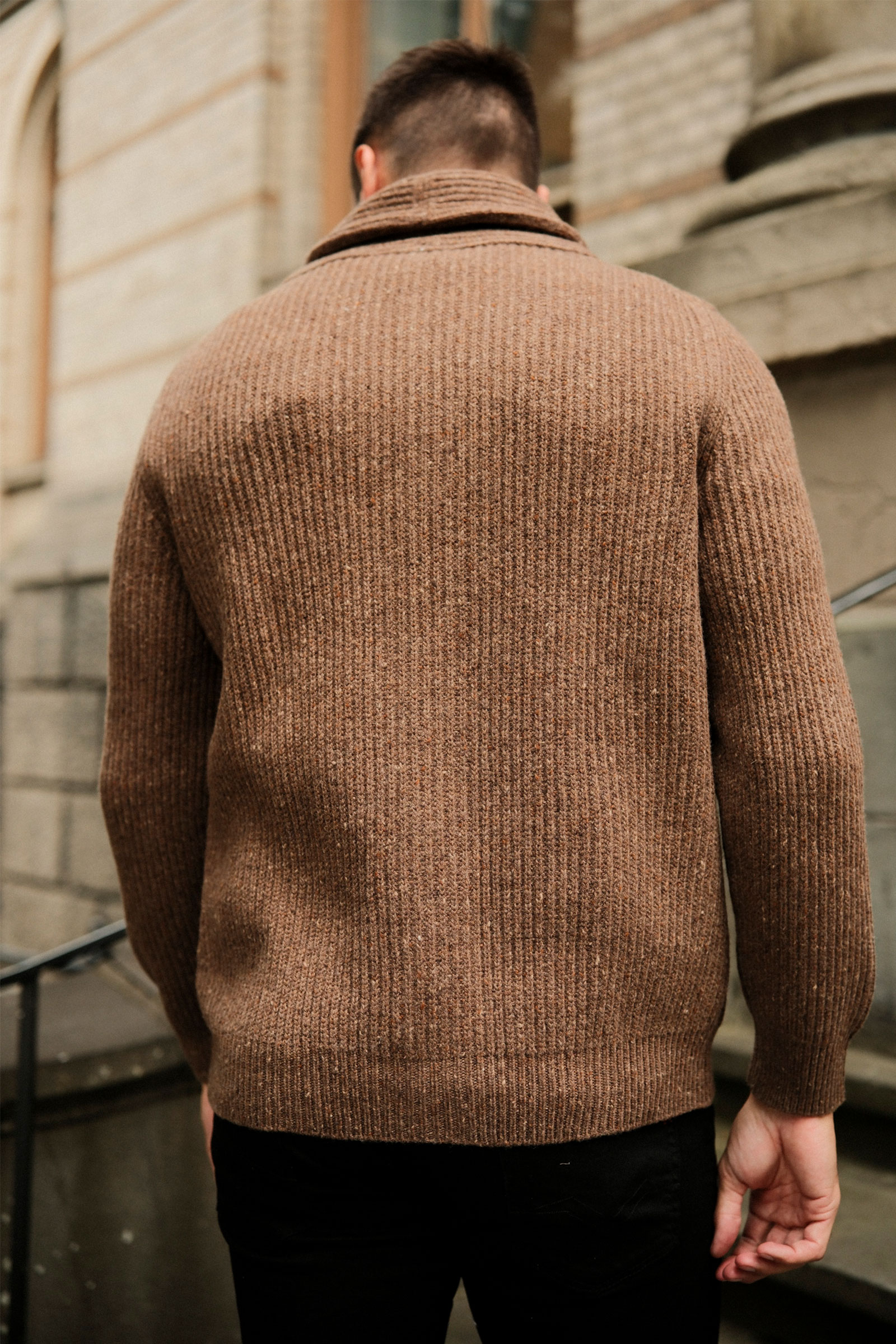 Cardigan, Brun - Bilde 11