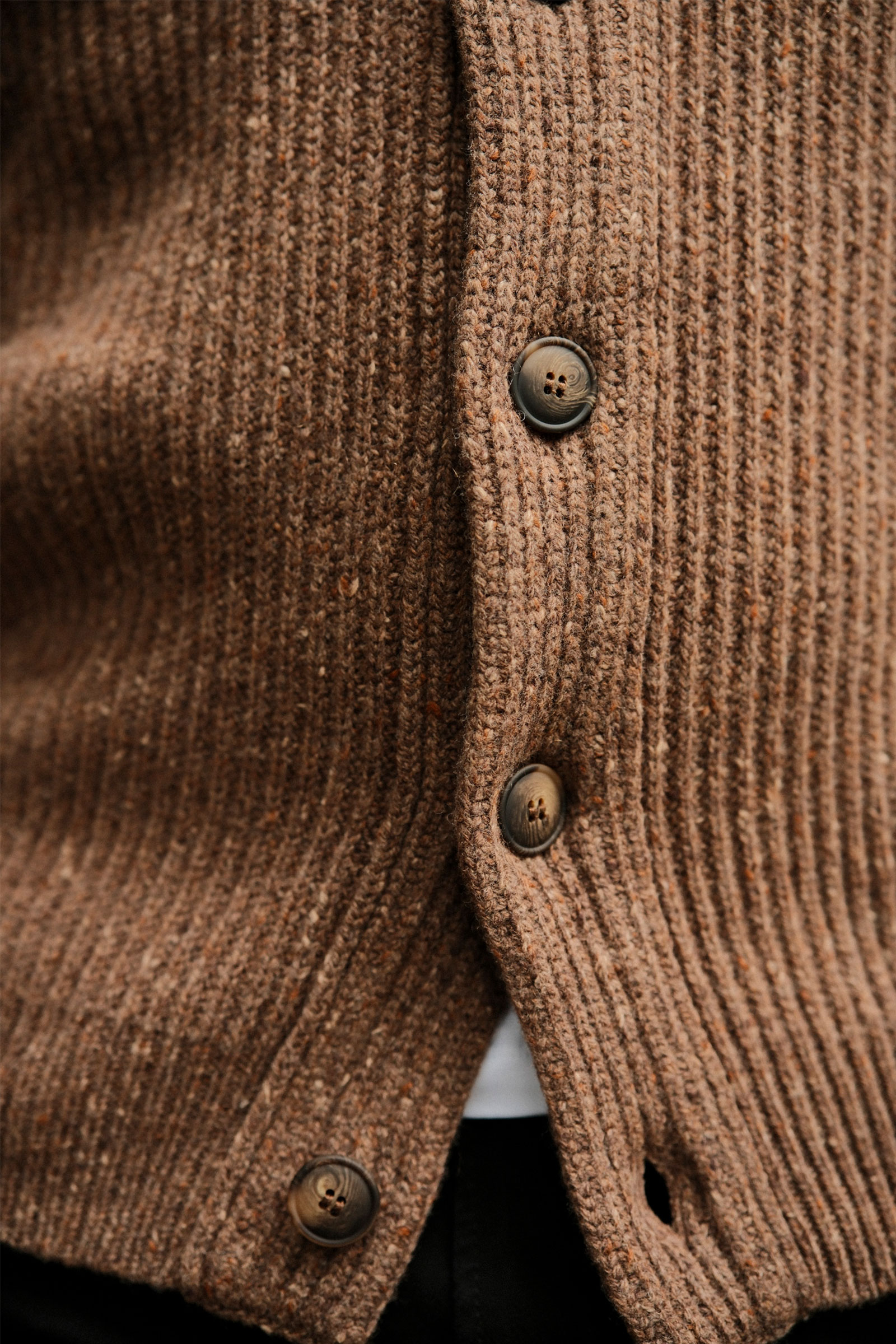 Cardigan, Brun - Bilde 7