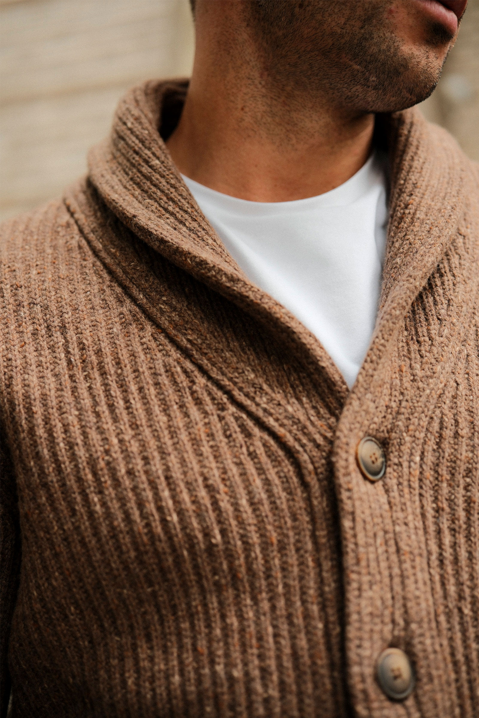 Cardigan, Brun - Bilde 8