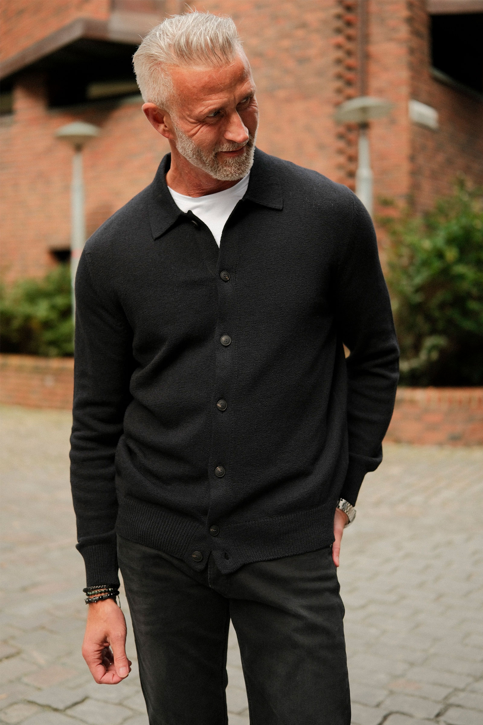 Cardigan, Mørk blå - Bilde 2