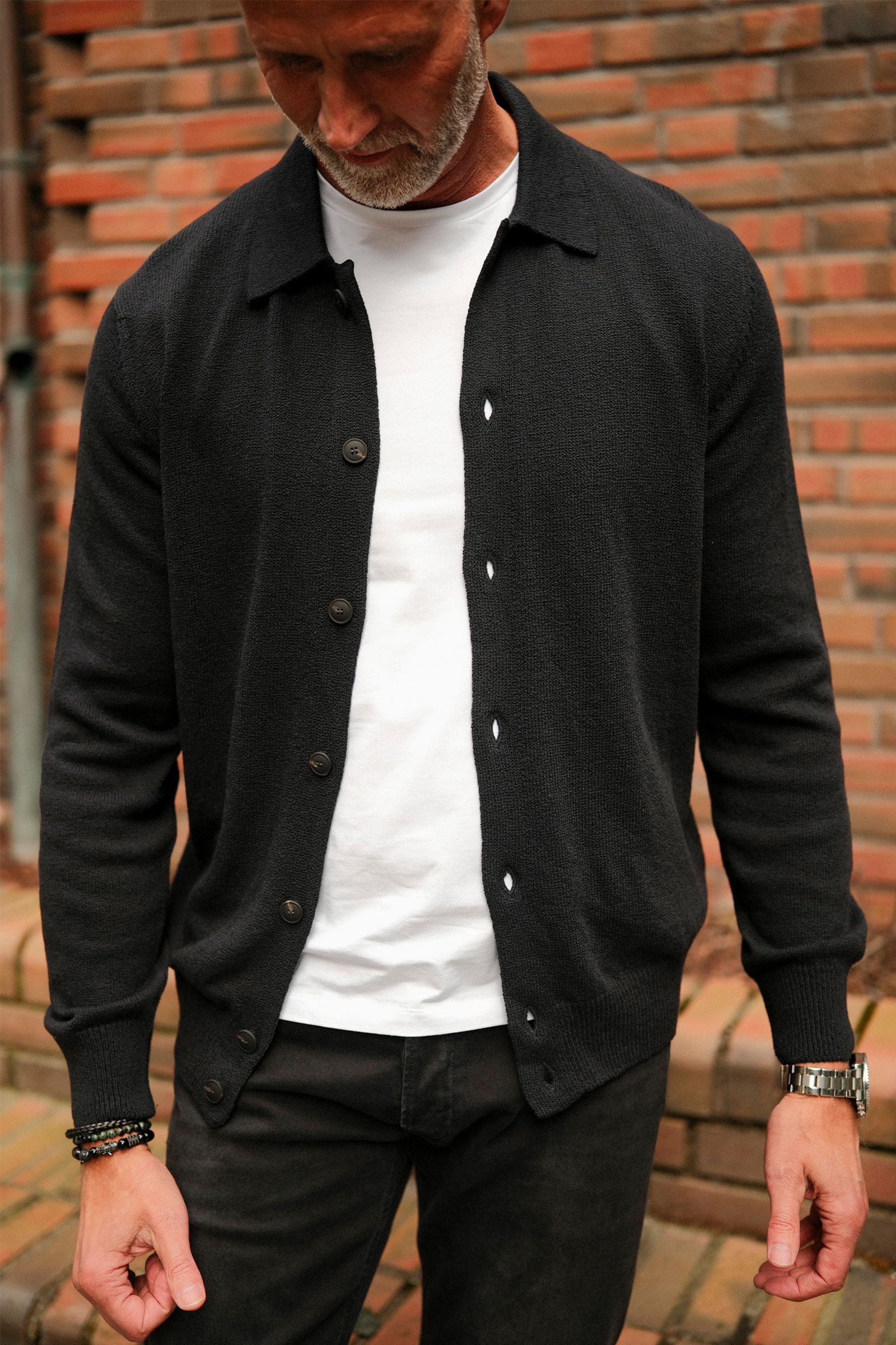 Cardigan, Mørk blå - Bilde 9