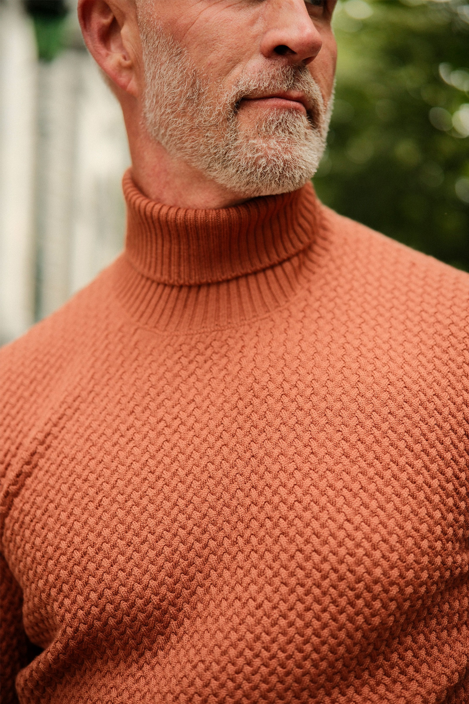 Micro Cable Turtleneck, Red - Bilde 6