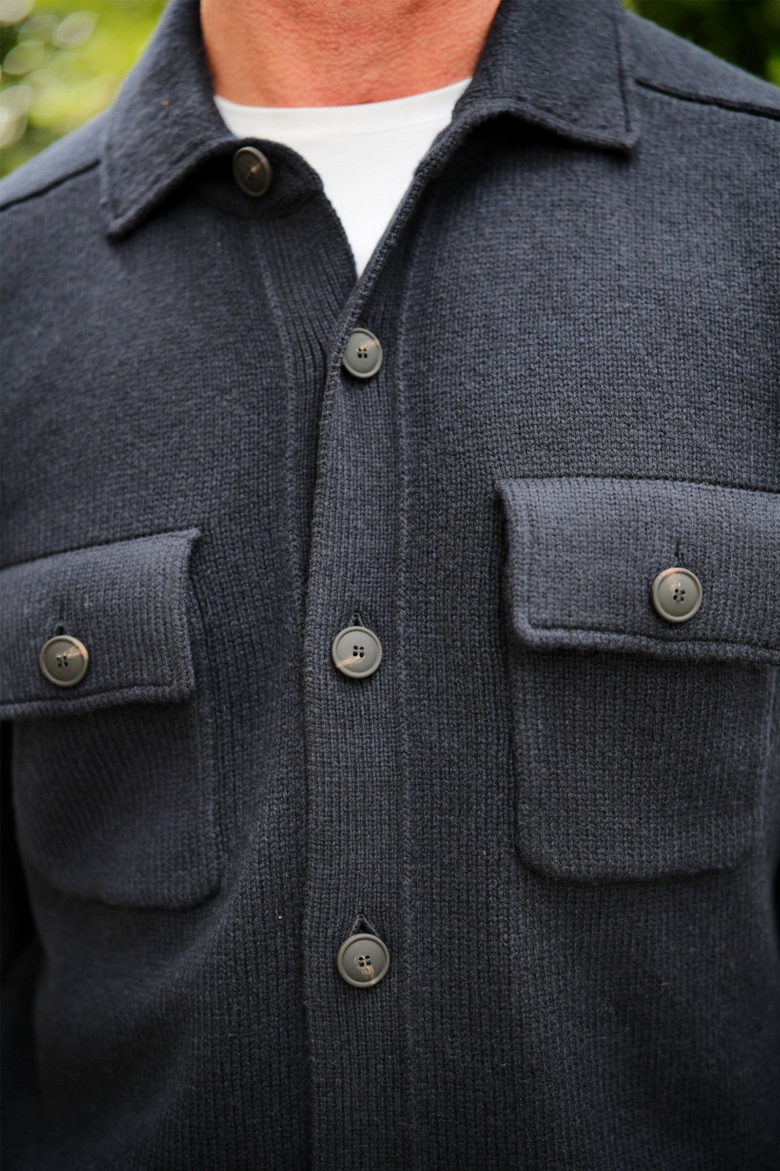 Patch Pockets Super Geelong Jacket, Blue Navy - Bilde 12