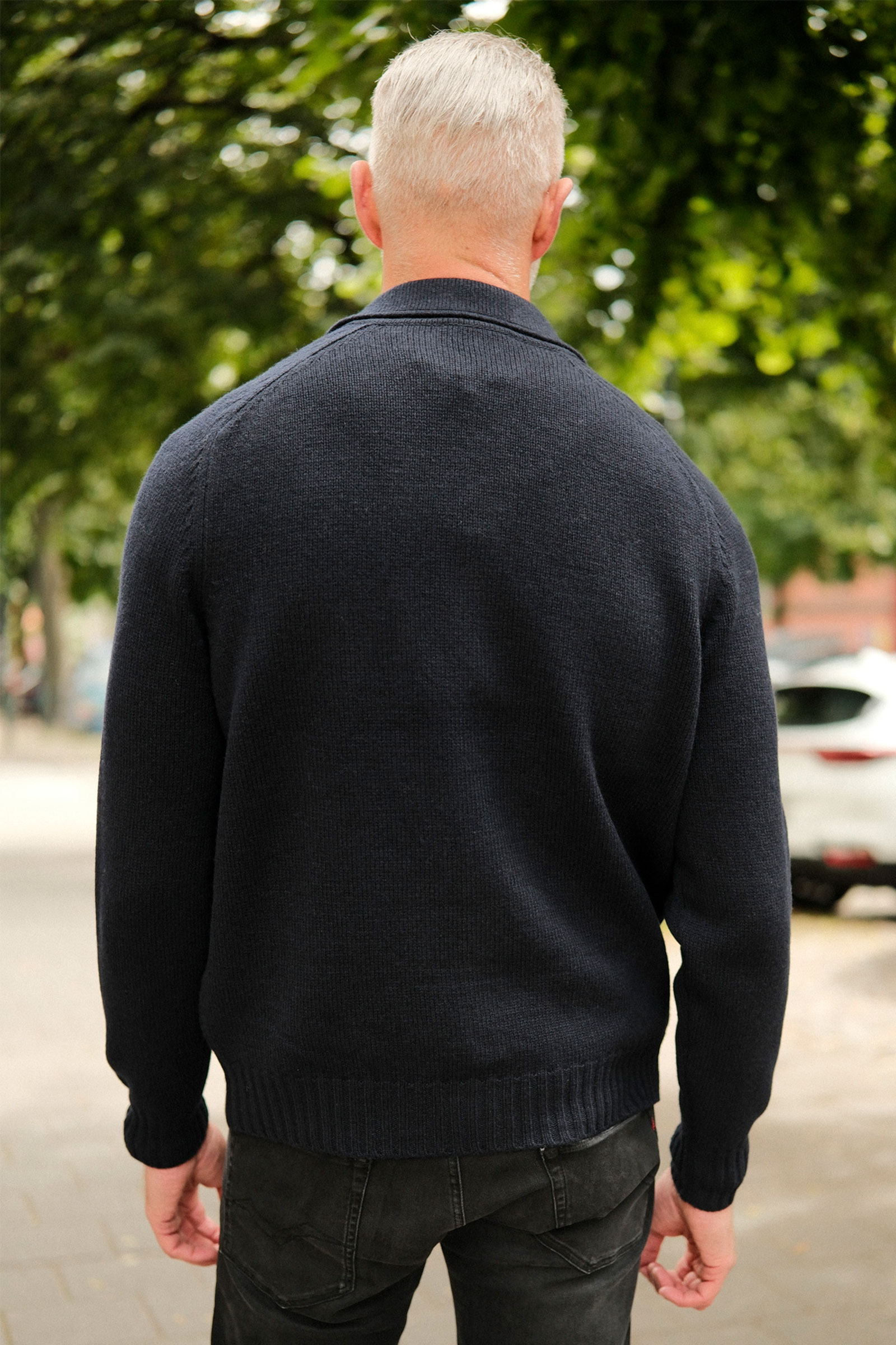 Patch Pockets Super Geelong Jacket, Blue Navy - Bilde 14