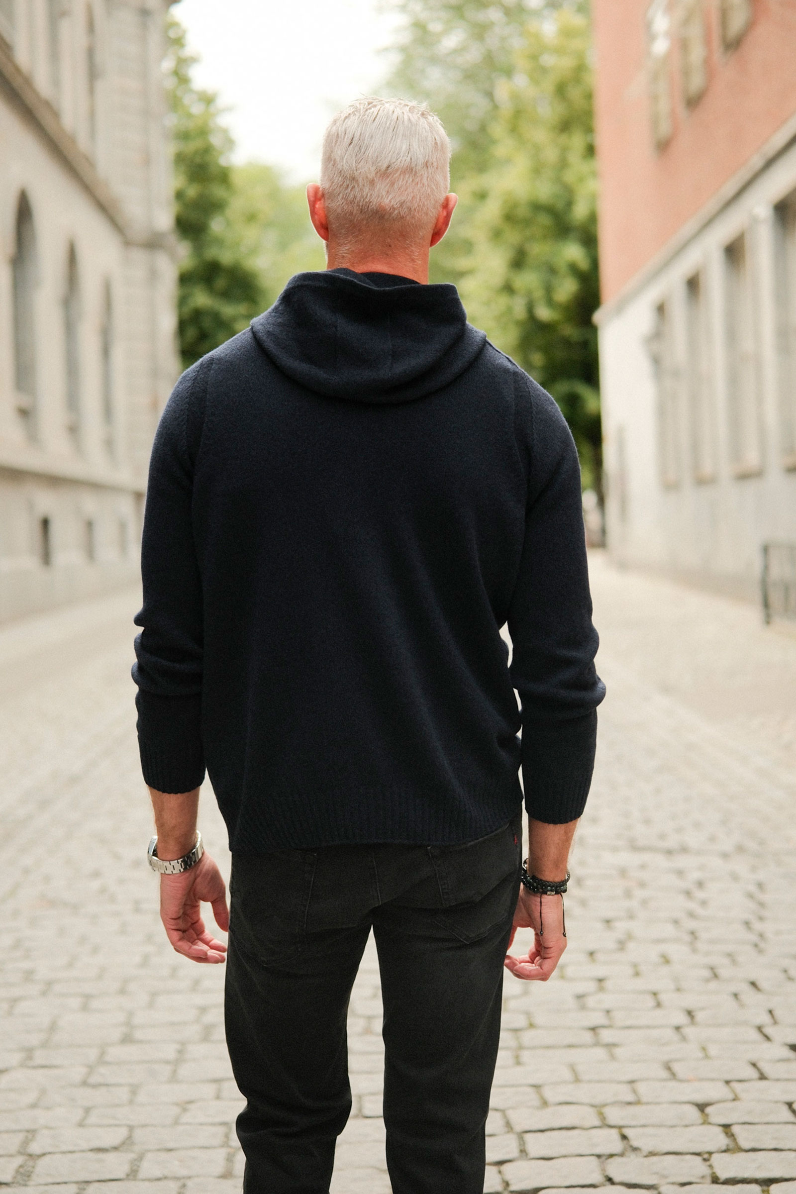 Super Geelong Knit Hoodie, Blue Navy - Bilde 8