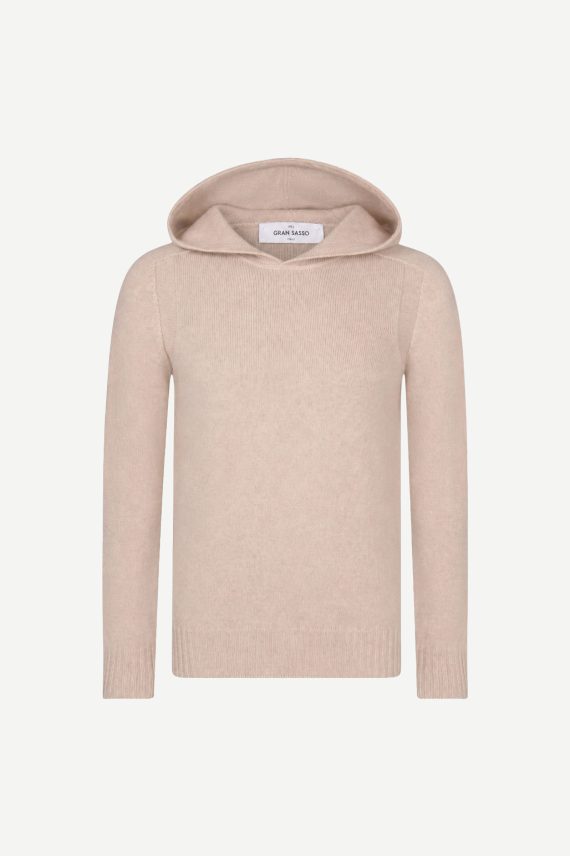 Super Geelong Knit Hoodie, Light Beige