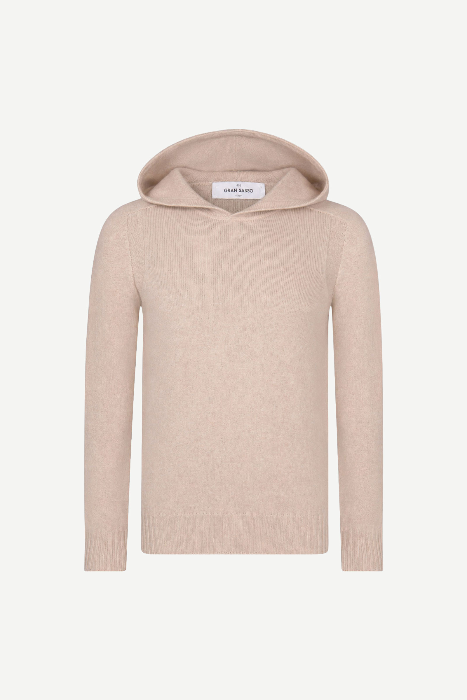Super Geelong Knit Hoodie, Light Beige