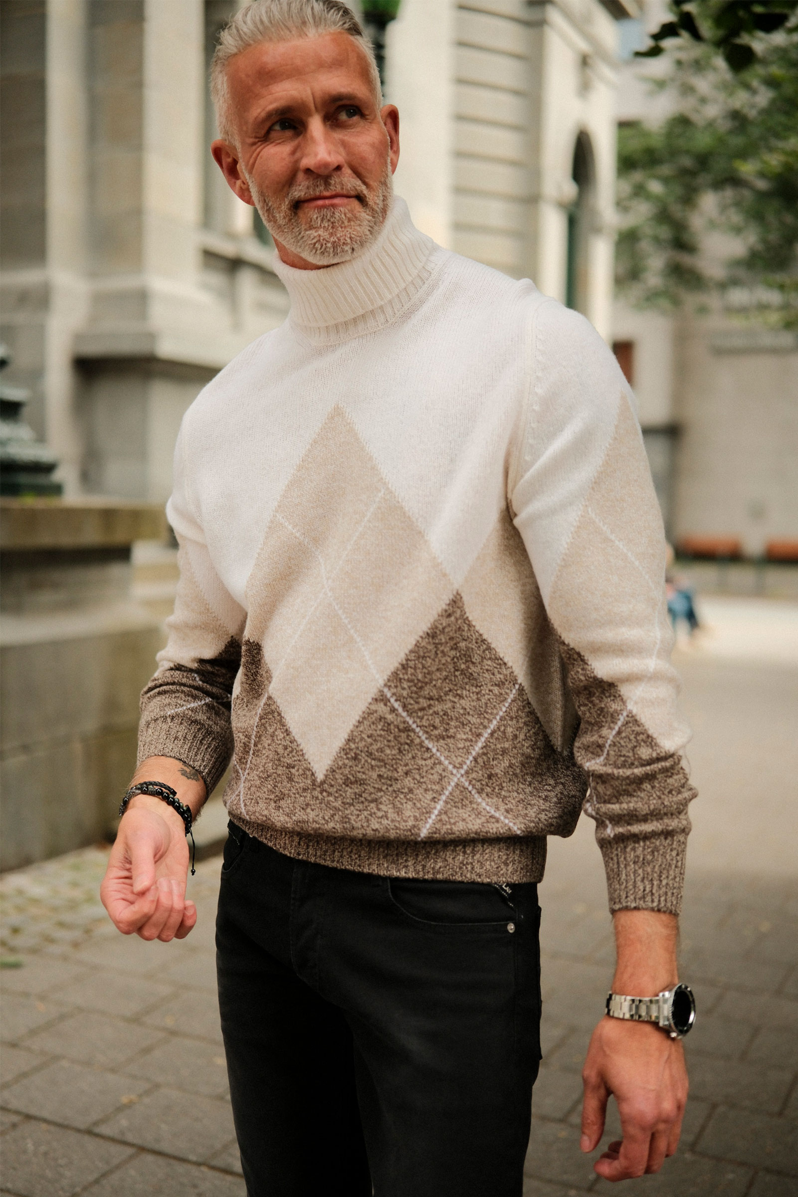 Turtleneck, Off-White - Bilde 2