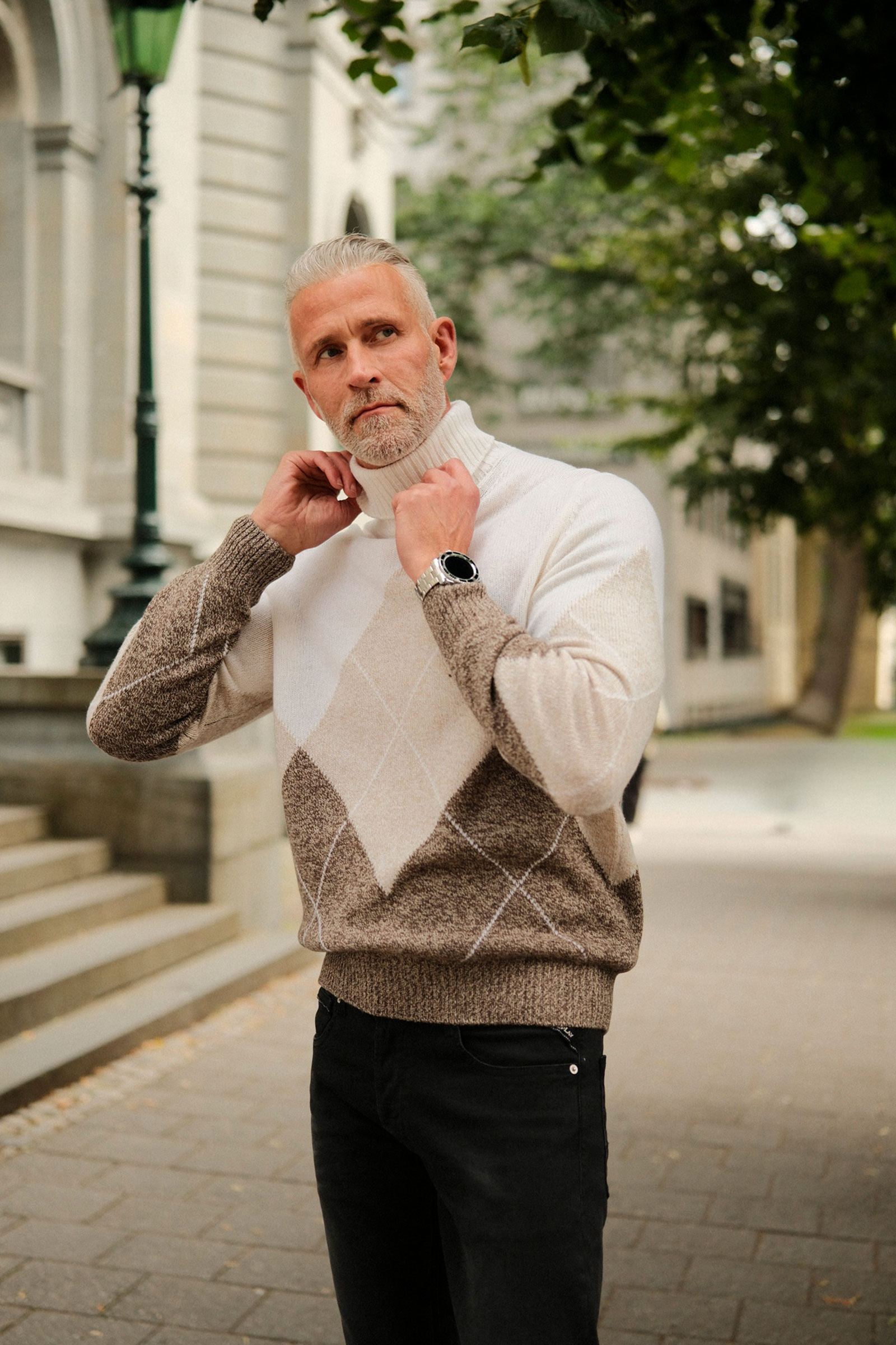 Turtleneck, Off-White - Bilde 3