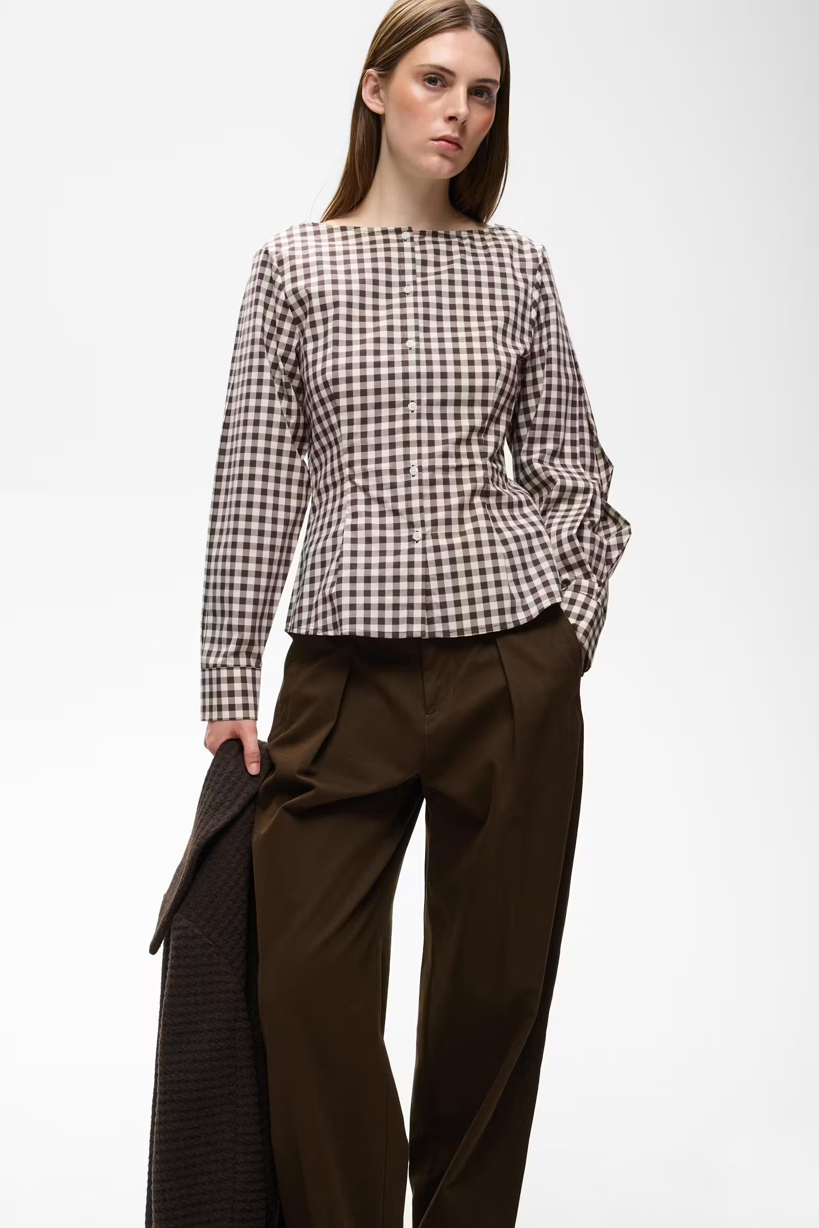 HaikoIW Tinikka Pants, Chocolate Brown - Bilde 2