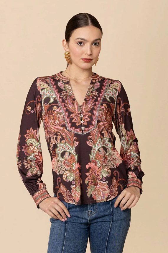 Xenia Blouse, Wine