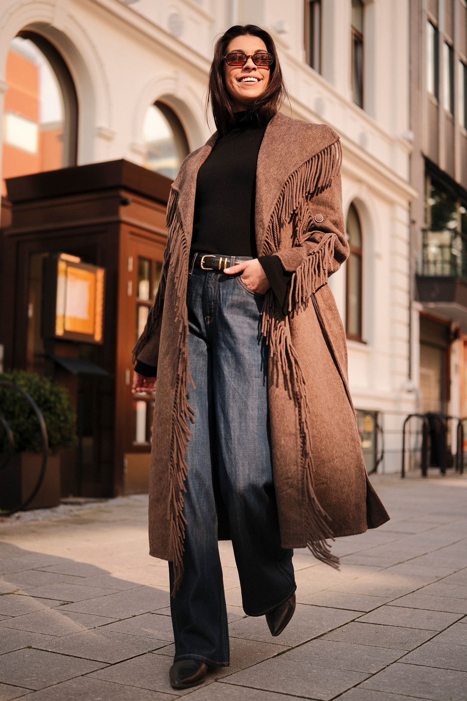 Heidi Coat, Dark Brown - Bilde 8