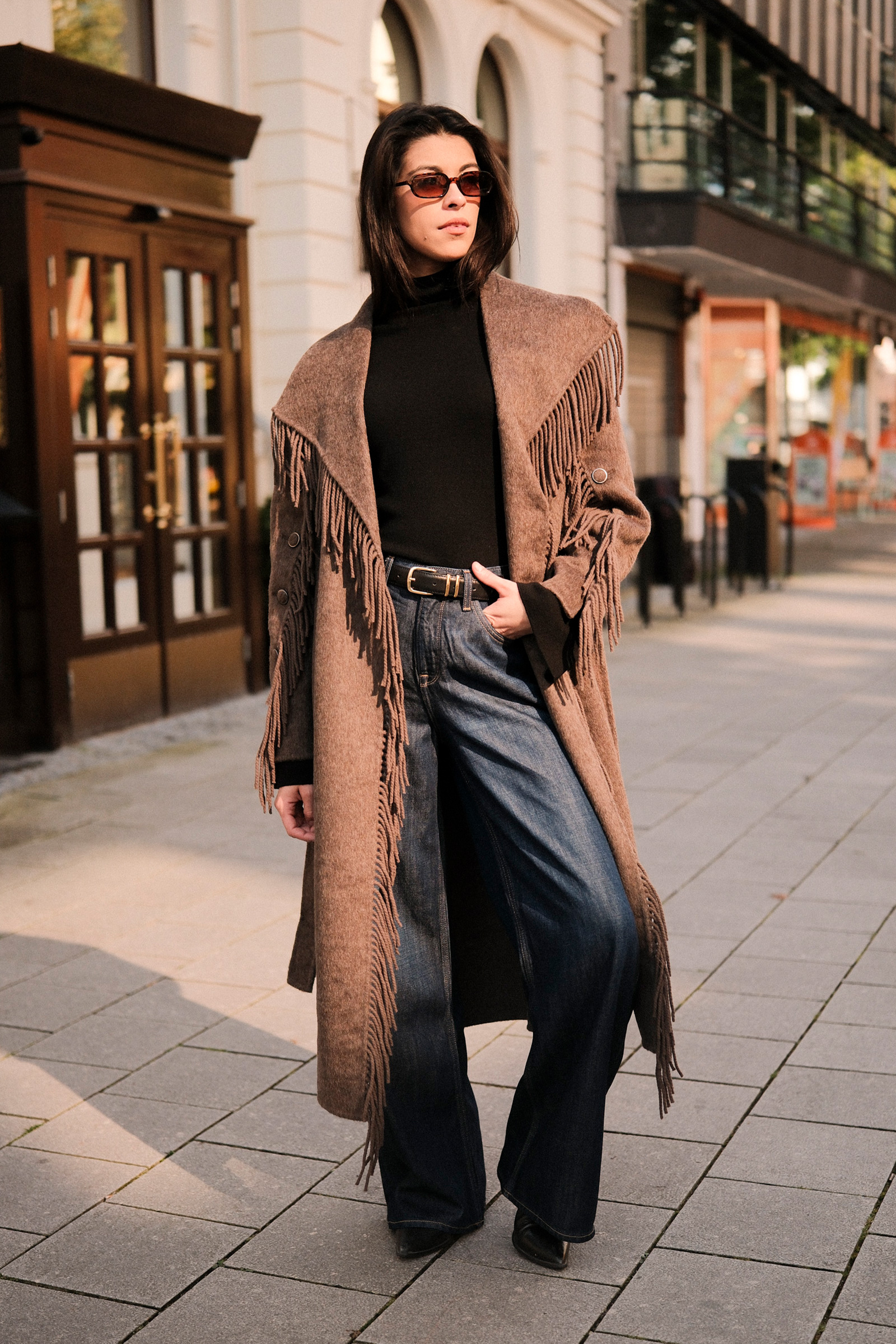 Heidi Coat, Dark Brown - Bilde 7