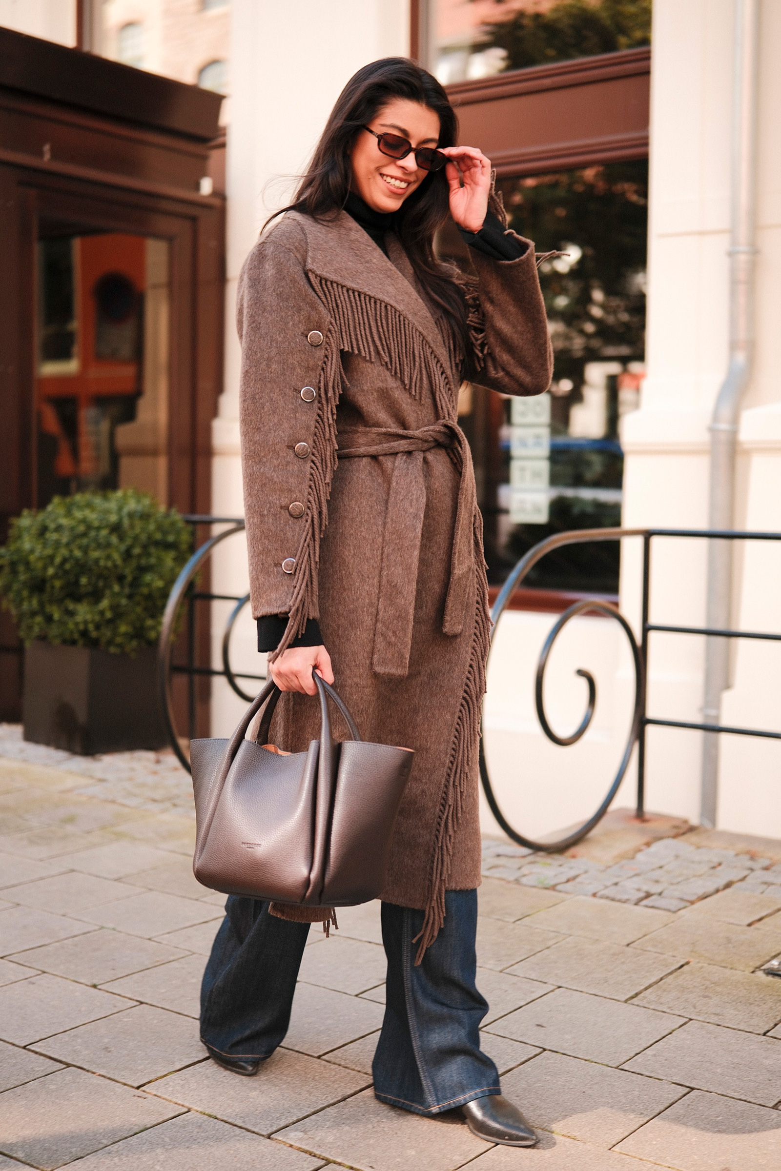 Heidi Coat, Dark Brown - Bilde 4