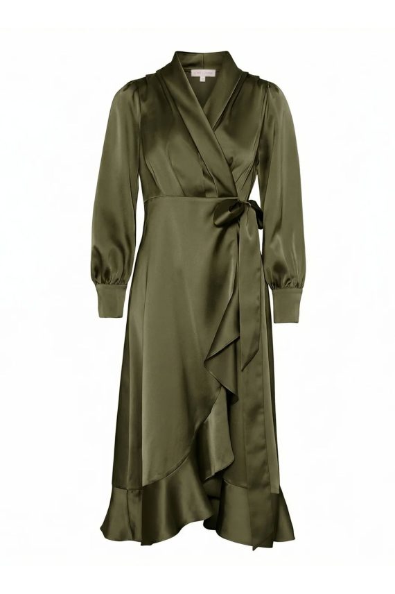 Iza Midi Dress, Khaki