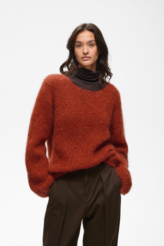 JetraIW Pullover, Red Ochre