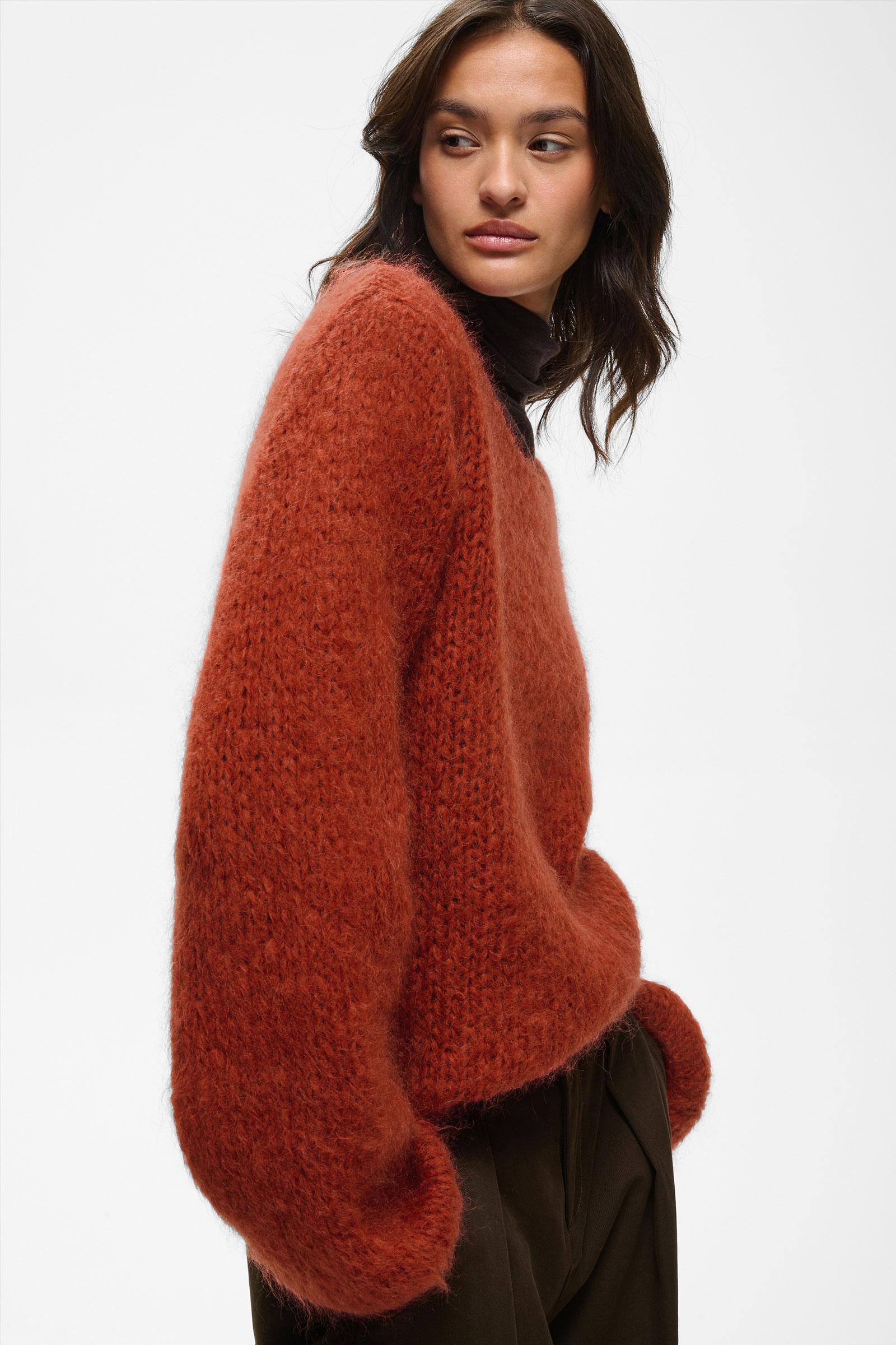 JetraIW Pullover, Red Ochre - Bilde 4