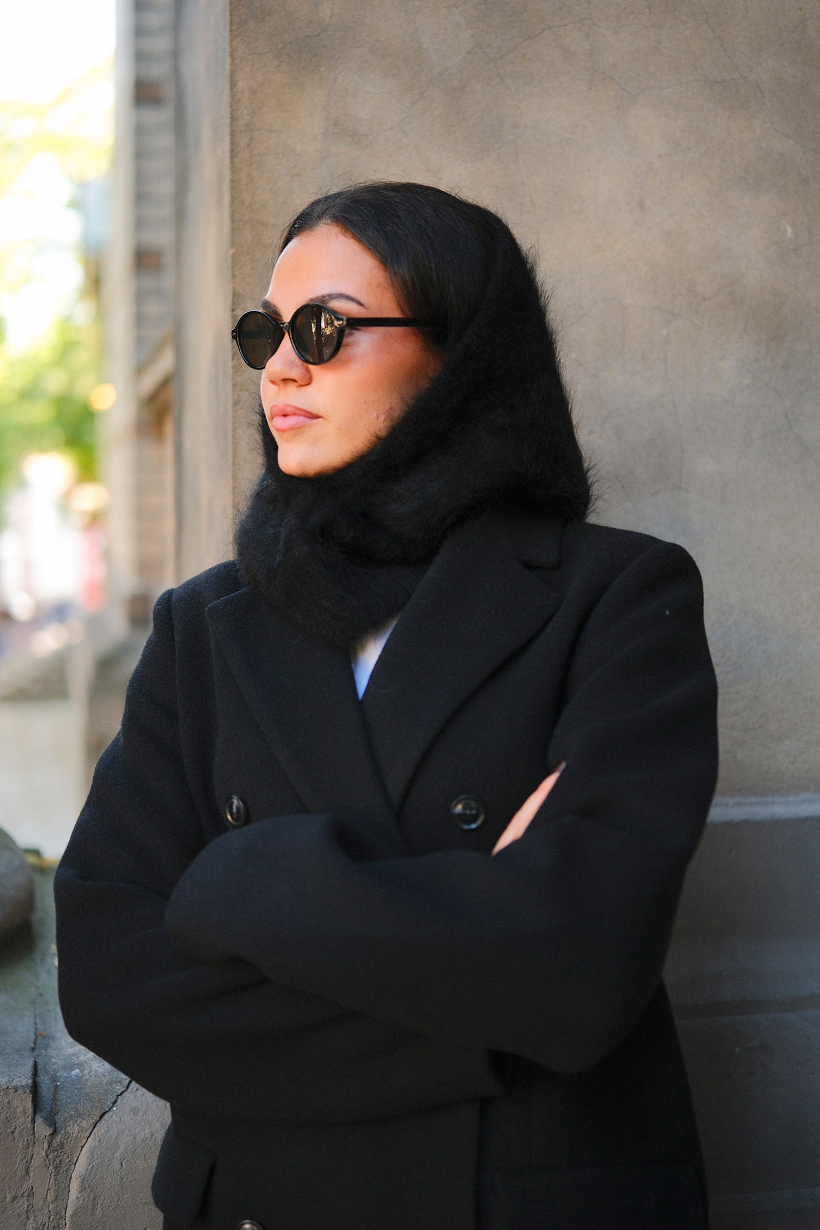 Kajsa Chunky Balaclava, Black - Bilde 2