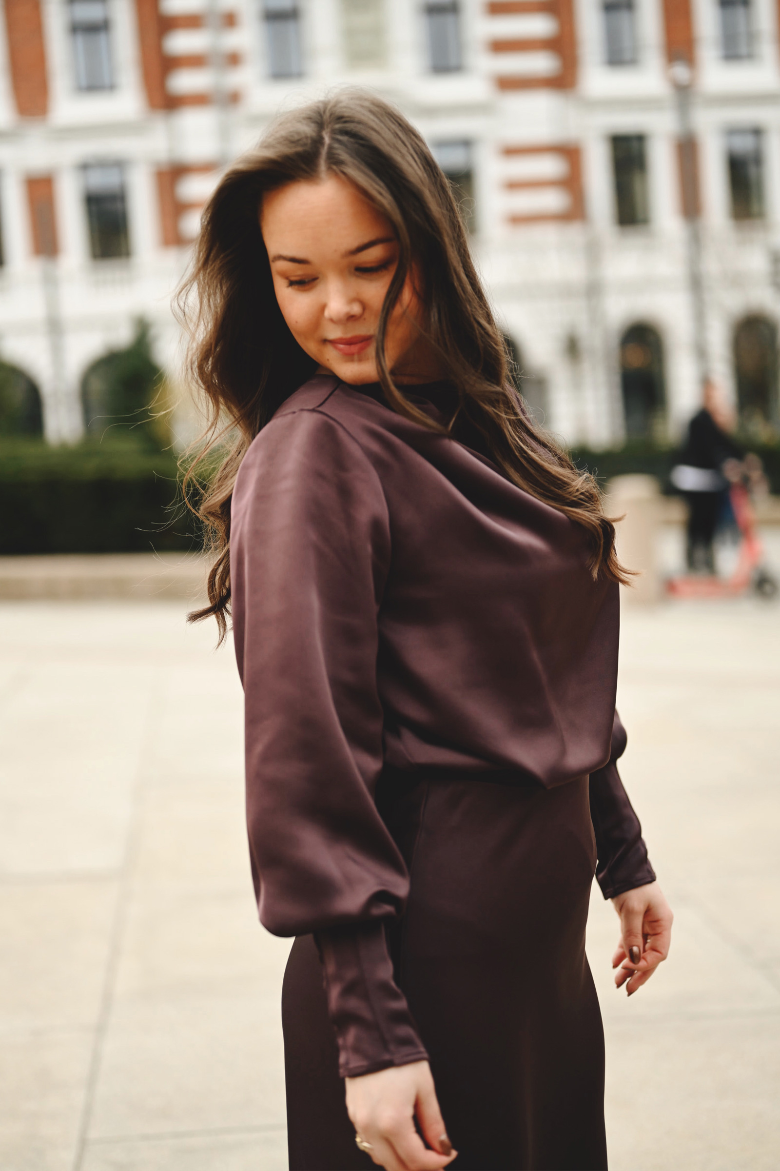 Kristine Blouse, Plum Perfect - Bilde 7