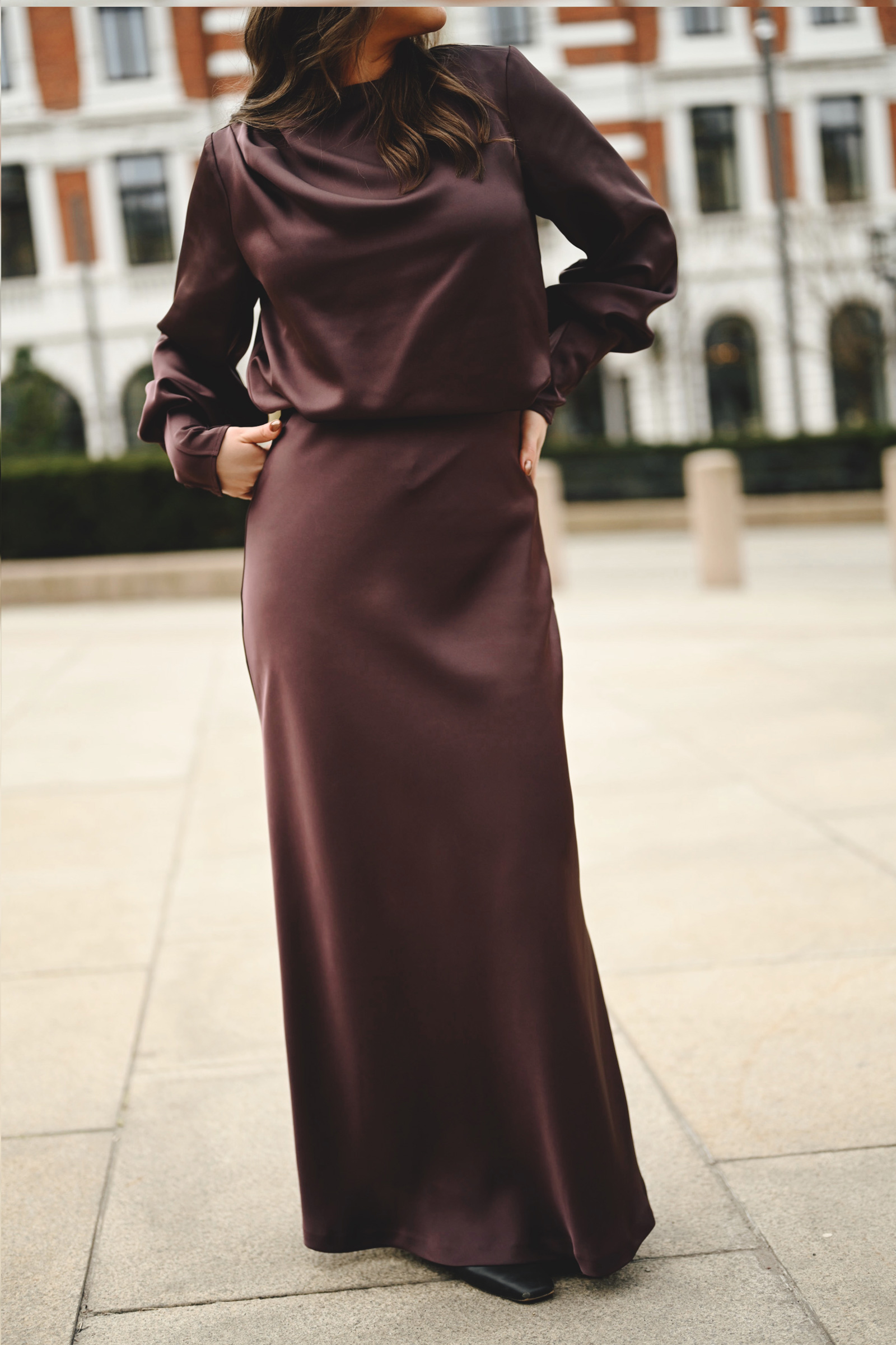 Kristine Blouse, Plum Perfect - Bilde 4