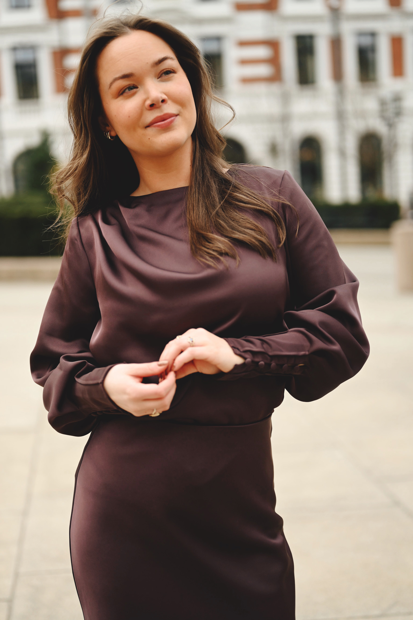 Kristine Blouse, Plum Perfect - Bilde 2
