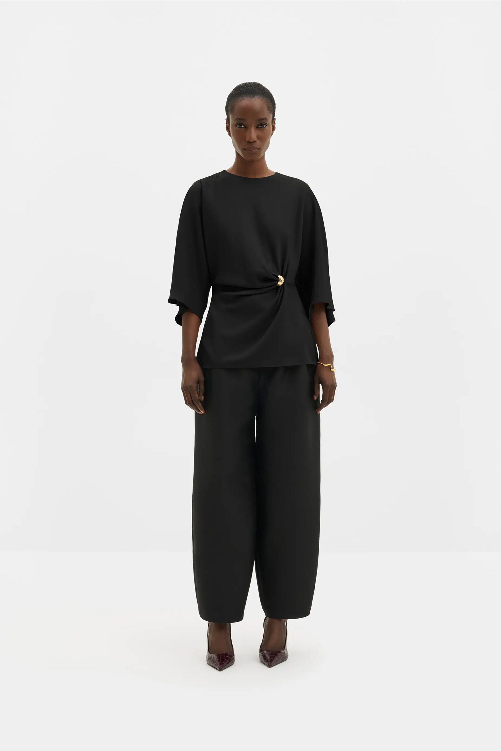 Zilla Blouse, Black - Bilde 2